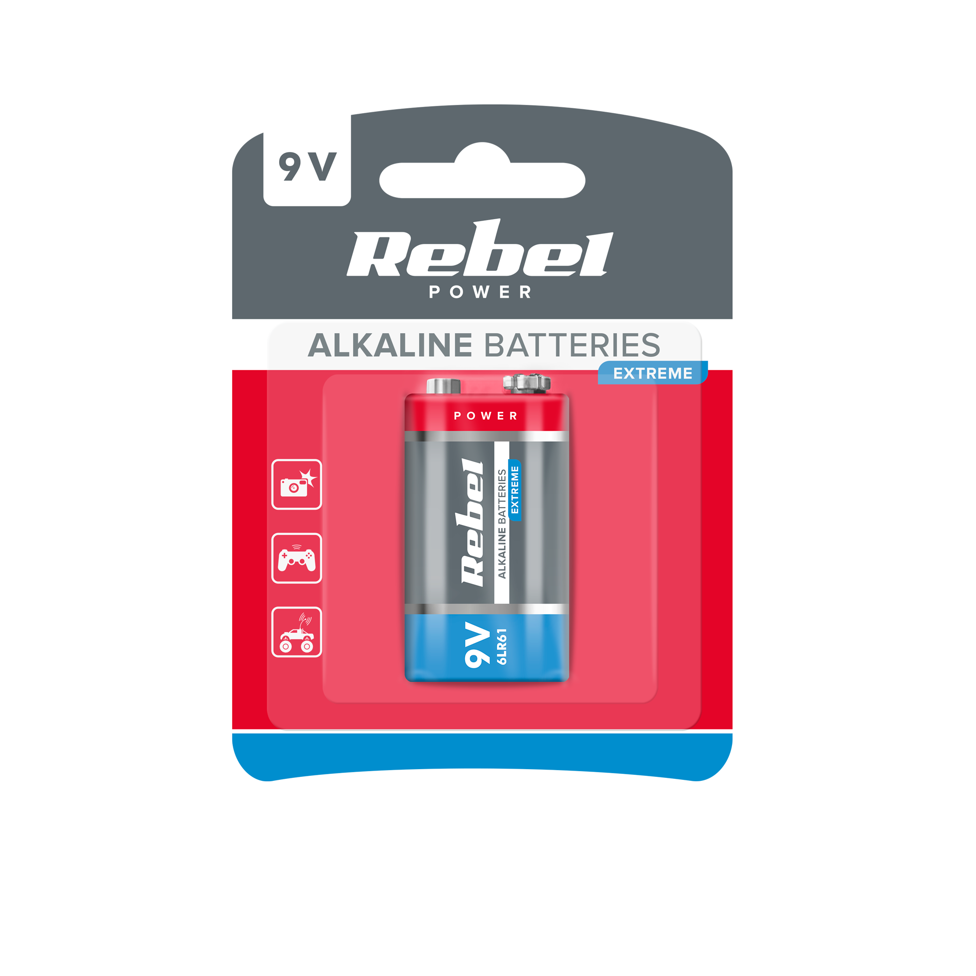 LEC-BAT0092B--Baterie Rebel Extreme z powodzeniem można stosować do urządzeń o dużym poborze energii takich jak zabawki elektroniczne, odtwarzacze CD/MP3, przenośny sprzęt elektroniczny, latarki, piloty, aparaty fotograficzne, czy kamery wideo. W stosunku do poprz