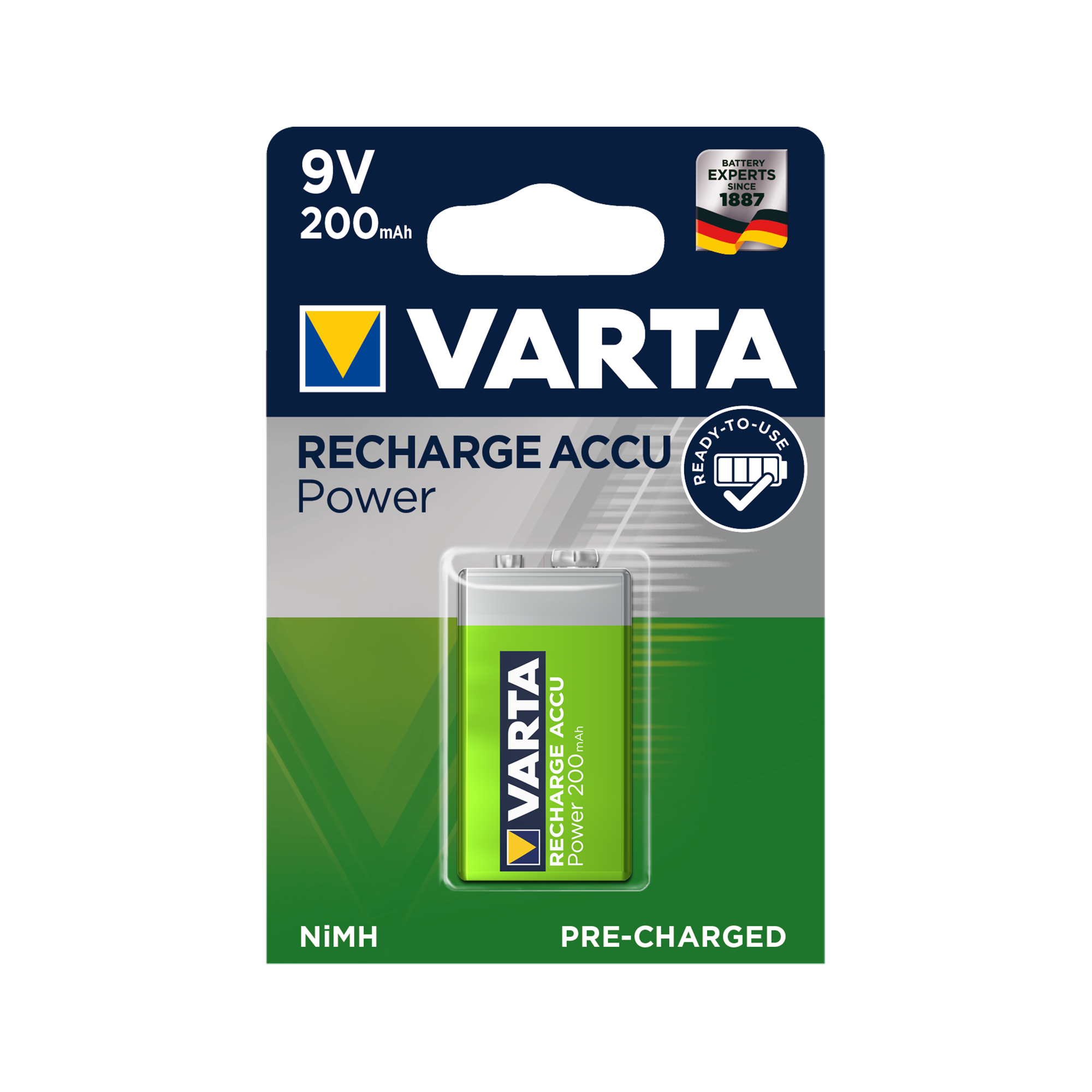 LEC-BAT0268--Wielkość: 6F22Napięcie: 9 VPojemność: 200 mAh
