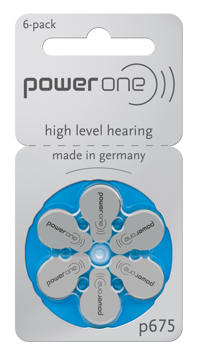 LEC-BAT0277--1 listek (6szt.) baterii POWER ONE do aparatów słuchowych firmy VARTA - typ 675. Made in Germany.Firma Varta to jeden ze światowych liderów producentów baterii i akumulatorów. Baterie słuchowe, cynkowo-powietrzne Power One należą do linii baterii spe