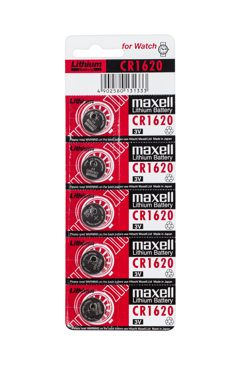 LEC-BAT0281--Bateria MAXELL CR1620 5szt./blist.