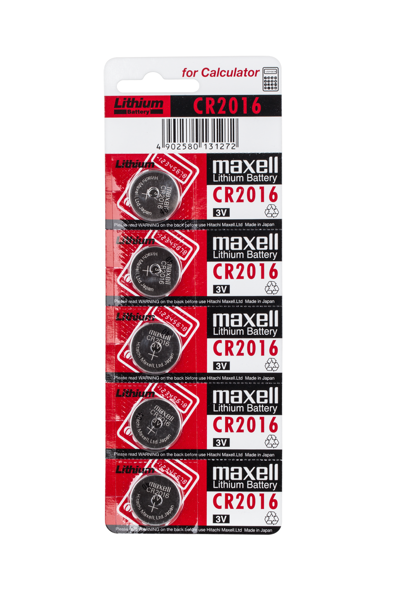 LEC-BAT0283--Bateria MAXELL CR2016 5szt./blist.
