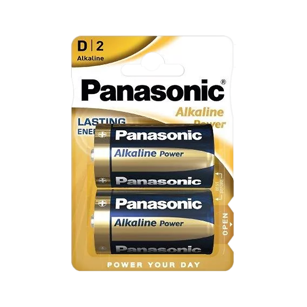 LEC-BAT0294--Bateria alkaliczna Panasonic BRONZE  LR20 2szt./bl.