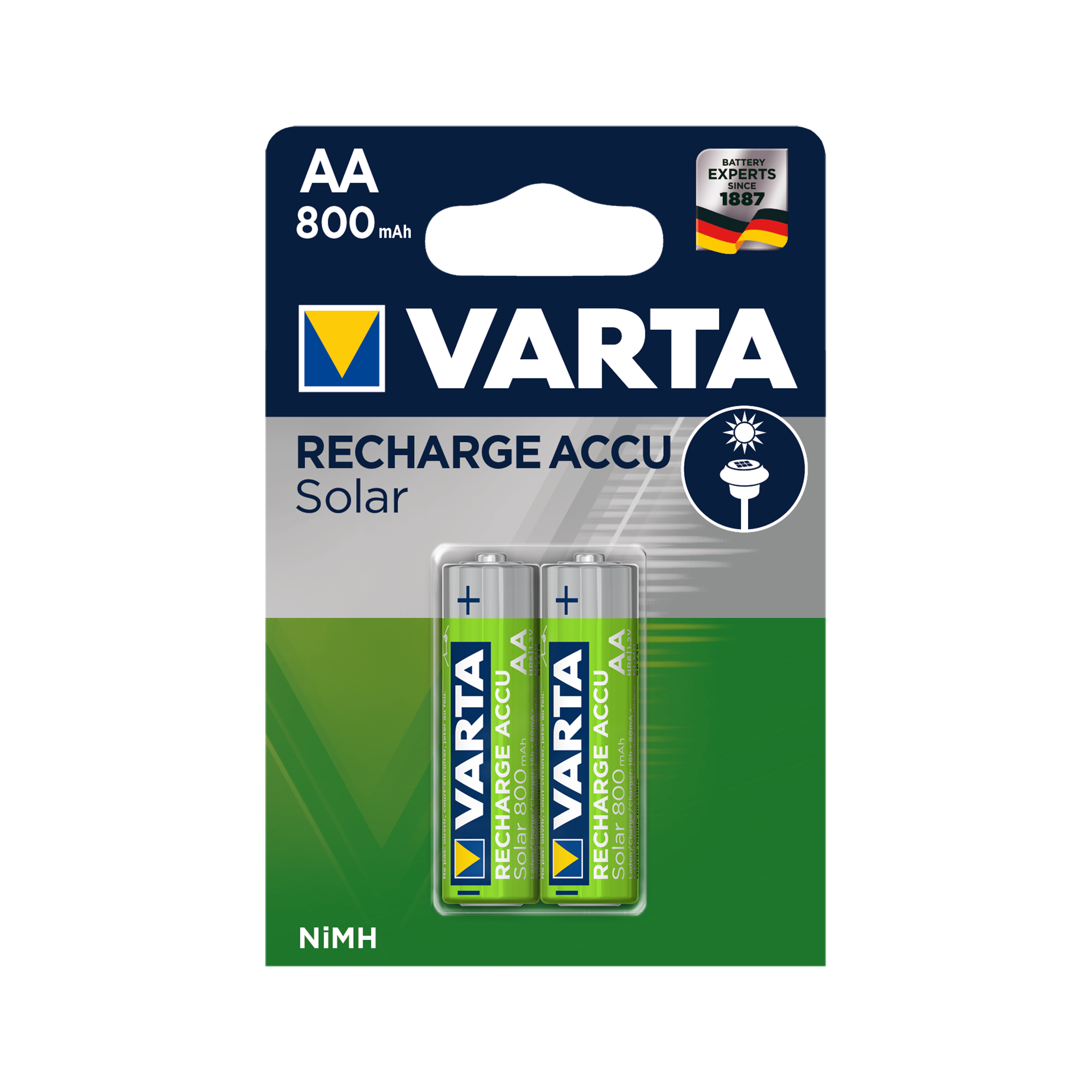 LEC-BAT0334--Akumulator VARTA AA NiMH 800mAh SOLAR