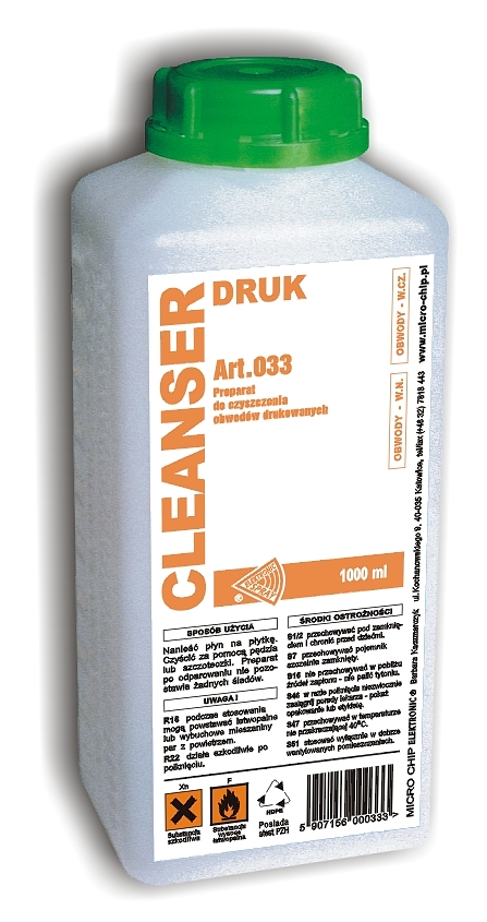 LEC-CHE1491--Cleanser Druk 1l. MICROCHIP ART.033