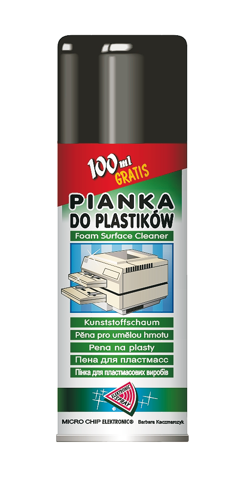 LEC-CHE1516--Pianka do plastiku 400ml. MICROCHIP ART.008