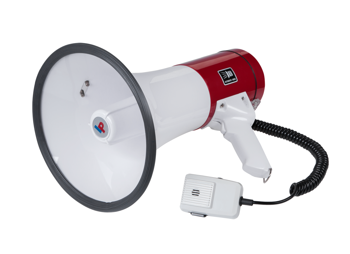 LEC-DH09--Moc: 25 WŚrednica: 240 mmDługość: 355 mmZasilanie: 8x R20---Posiada uchwyty i tasiemkę, dzięki której można nosić go na ramieniuDodatkowa funkcja to możliwość użycia jako syreny