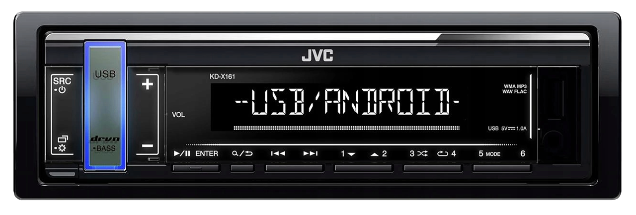 LEC-JVC0105--JVC KDX-161 Radio samochodowe USB