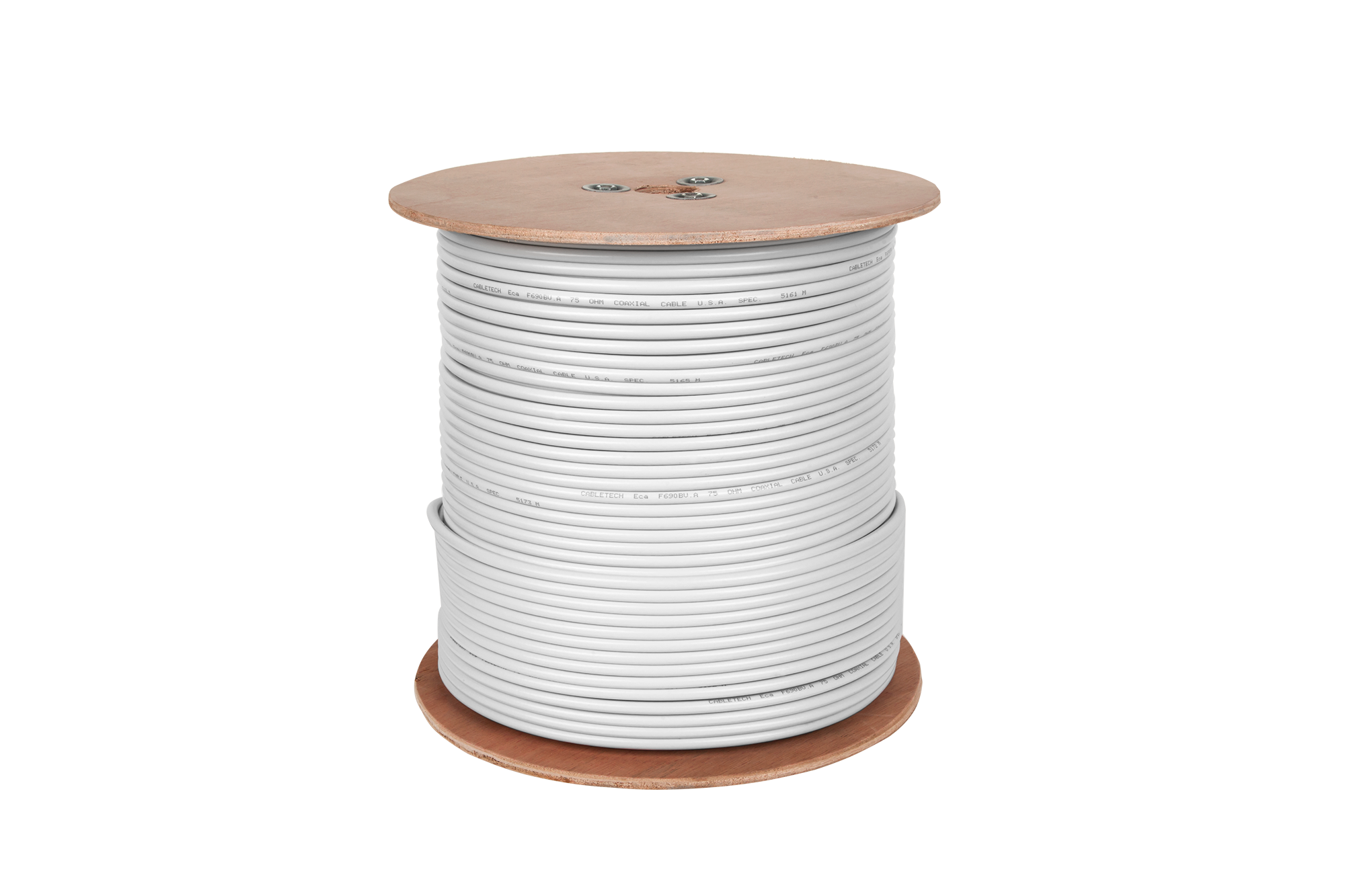 LEC-KAB0009F--Model: F690BV.A Długość: 305 mŚrednica żyły: 0,85 mm Oplot: 64/0,12 + folia aluminiowaŚrednica izolacji wewnętrznej: 4,9 mm pianka PEŚrednica zewnętrzna: 7,1 mm PCVKolor: Biały