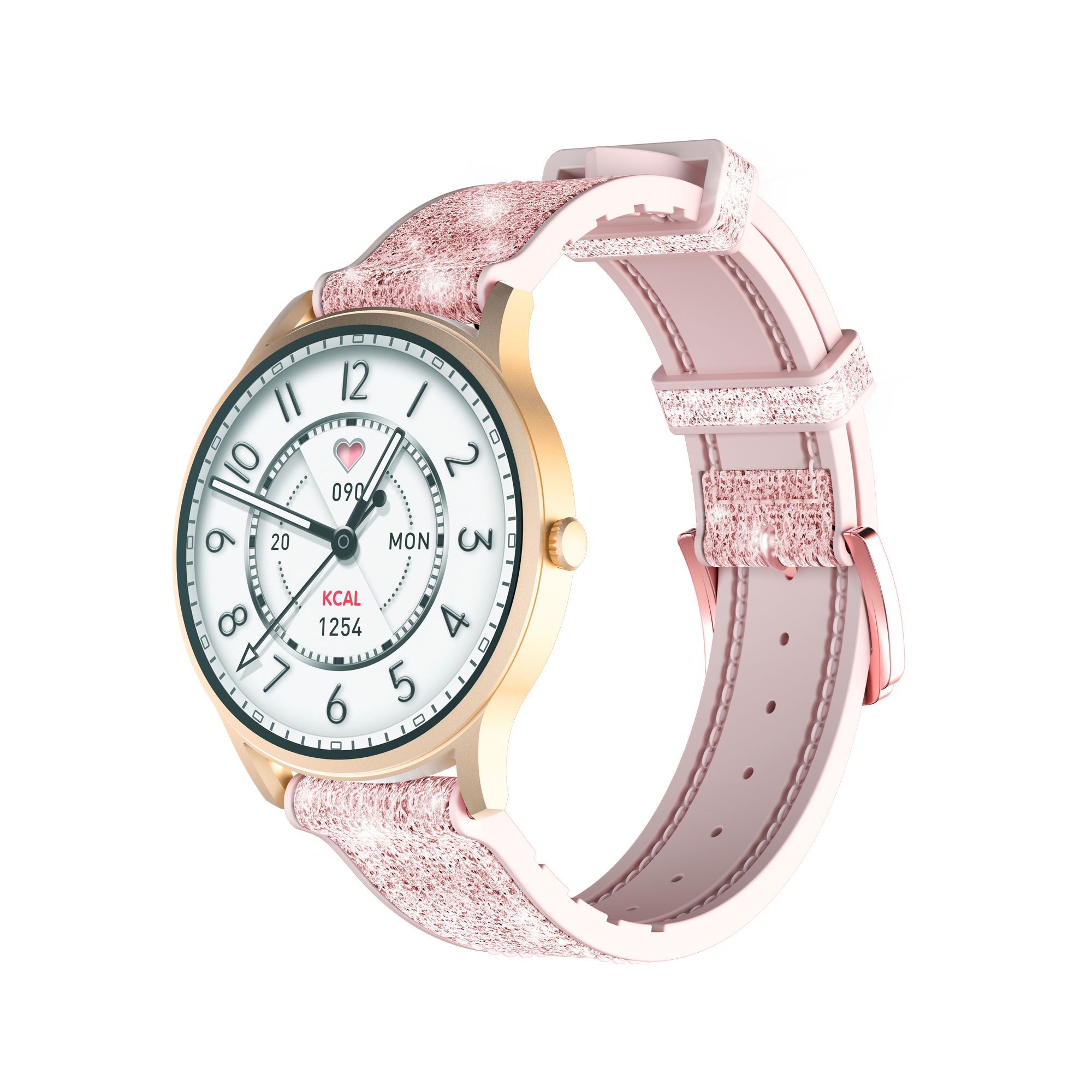 LEC-KIESLECT-LORA-G--Smartwatch KIESLECT Lora Gold