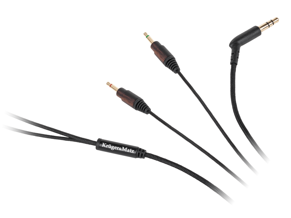 LEC-KM0339--Nie chcesz rozstawać się ze swoimi drewnianymi słuchawkami Kruger&amp;amp;Matz, ale ich kabel się zużył? Zapewnij sobie maksymalny komfort użytkowania! Wymienny nylonowy kabel do słuchawek KM0660 lub KM0665 sprawi, że będą Ci służyły przez kolejn