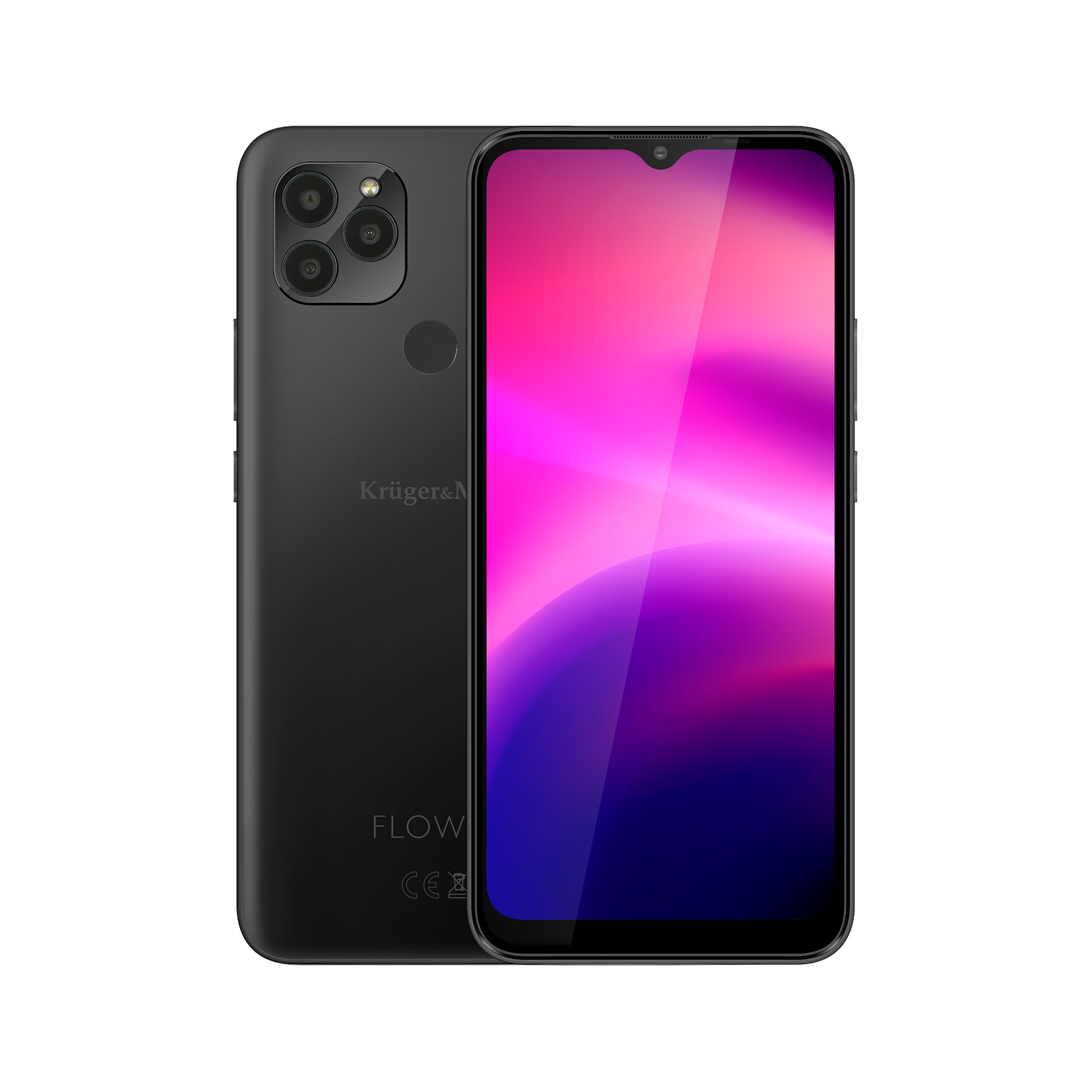 LEC-KM0496-B--I widzisz więcejPoszukujesz smartfona, na kt&amp;oacute;rym zmieści się naprawdę dużo treści? 6,5-calowy Kruger&amp;amp;Matz FLOW 9 to model właśnie dla Ciebie. Co ważne, proporcje 19:9 zapewnią wysoki poziom komfortu, zar&amp;oacute;wno 