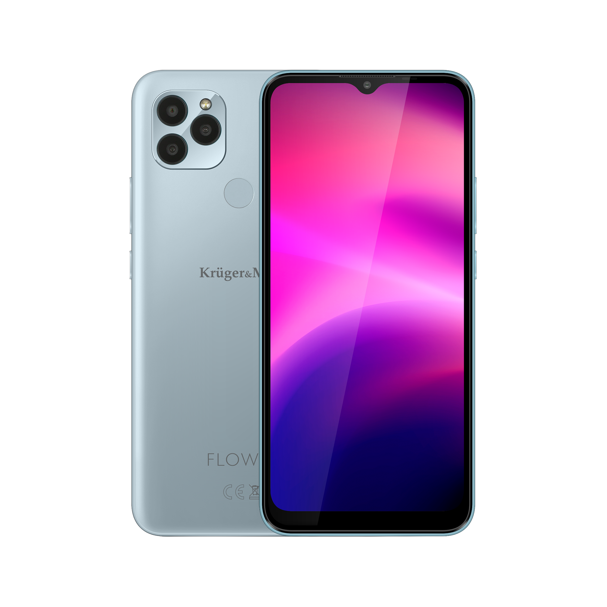 LEC-KM0496-LB--I widzisz więcejPoszukujesz smartfona, na kt&amp;oacute;rym zmieści się naprawdę dużo treści? 6,5-calowy Kruger&amp;amp;Matz FLOW 9 to model właśnie dla Ciebie. Co ważne, proporcje 19:9 zapewnią wysoki poziom komfortu, zar&amp;oacute;wno 