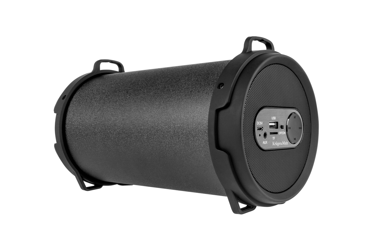 LEC-KM0529--Dziel się radościąMasz ochotę na spacer w towarzystwie ulubionej muzyki? Teraz to możliwe dzięki bezprzewodowemu głośnikowi Kruger&amp;amp;Matz Joy. Oryginalny i nowoczesny design został połączony z praktycznymi rozwiązaniami &amp;ndash; głoś