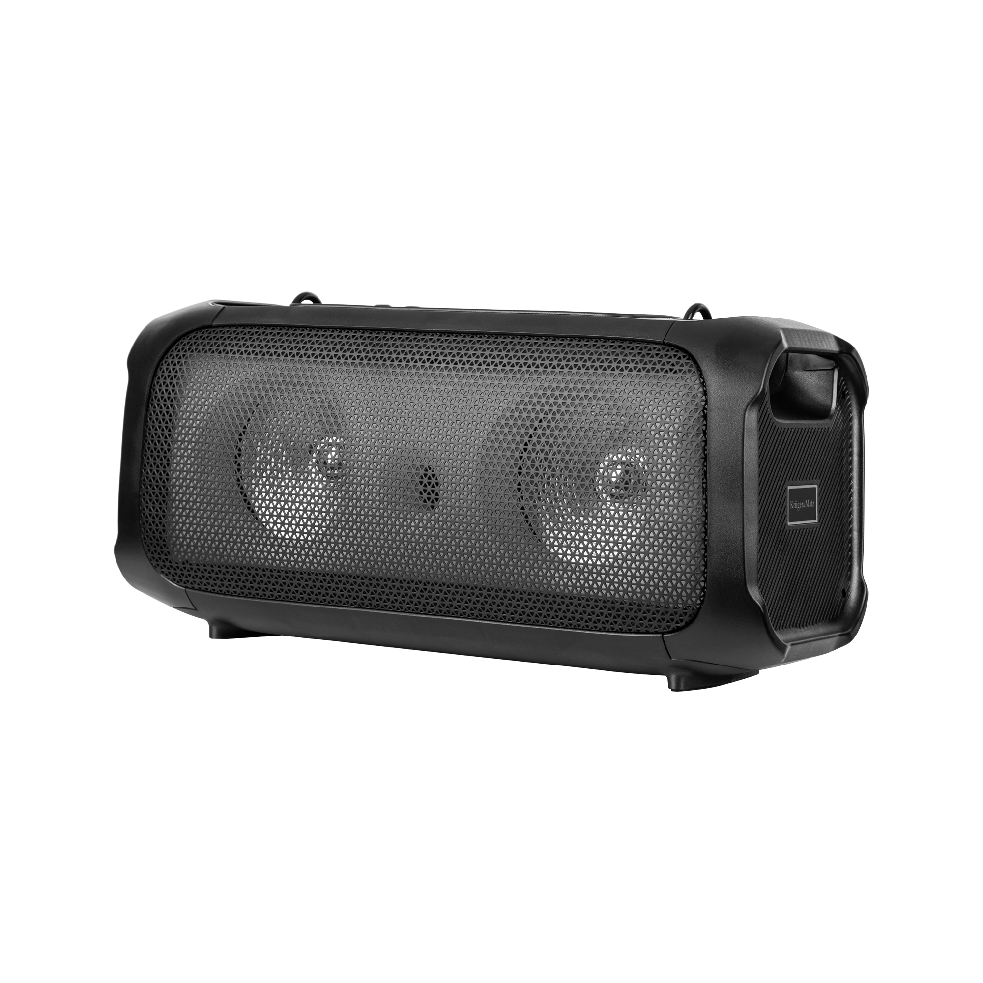 LEC-KM0560--Głośnik boombox na imprezęNie lubisz, gdy na dom&amp;oacute;wce wieje nudą? Wybierz głośnik BT, kt&amp;oacute;ry pomoże Ci rozkręcić imprezę. Music Box Party DJ, z dwoma przetwornikami 6,5&amp;rdquo; i jednym 1,5&amp;rdquo; o łącznej 