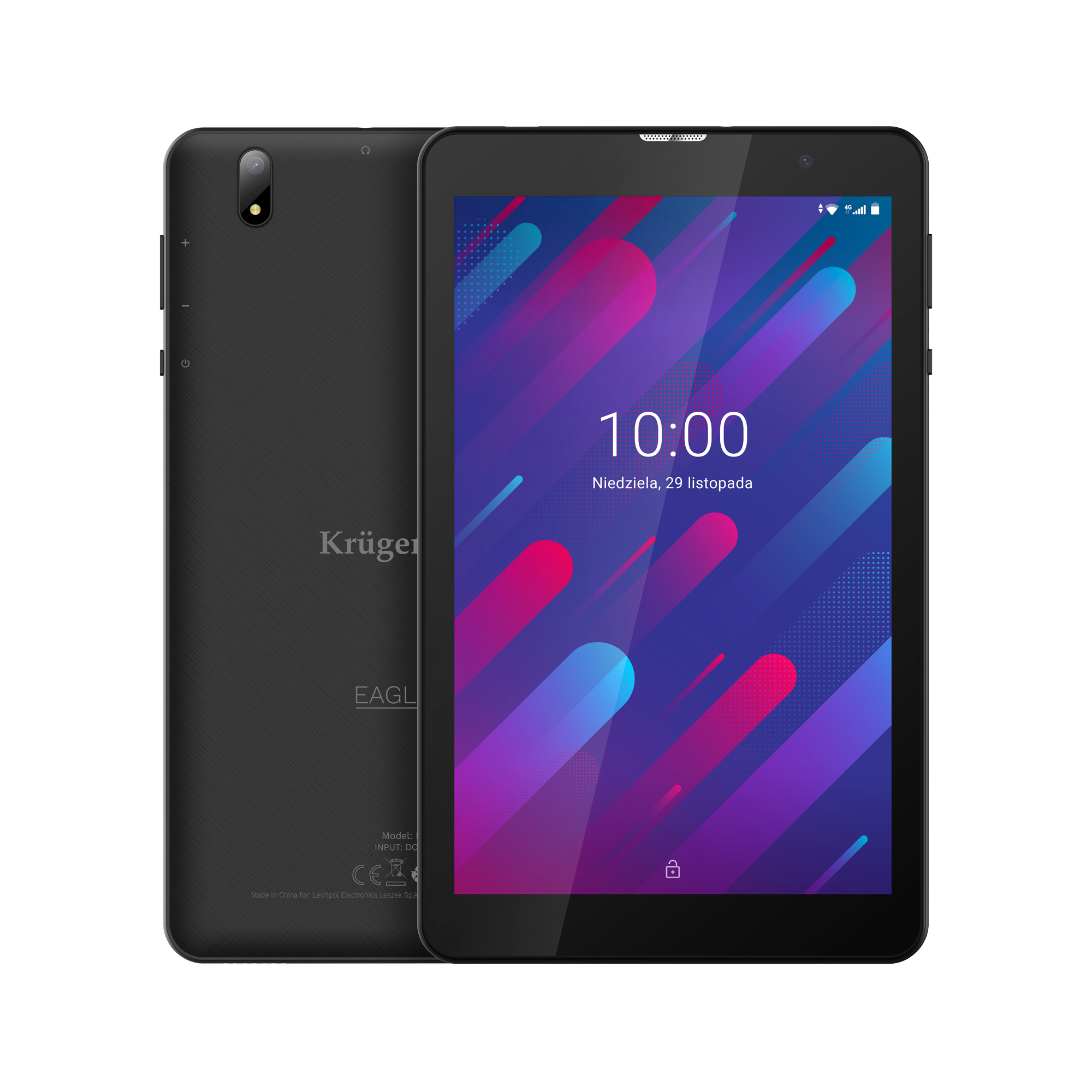 LEC-KM0806--Ekran 8?Ekran Tablet EAGLE 806 pomimo swoich kompaktowych rozmiarów dostarczy Ci nie lada wrażeń stając się Twoim oknem na świat.  Urządzenie wyposażone zostało 8? wyświetlacz IPS w rozdzielczości 1280x800 px i proporcji 16:10, który otworzy przed To