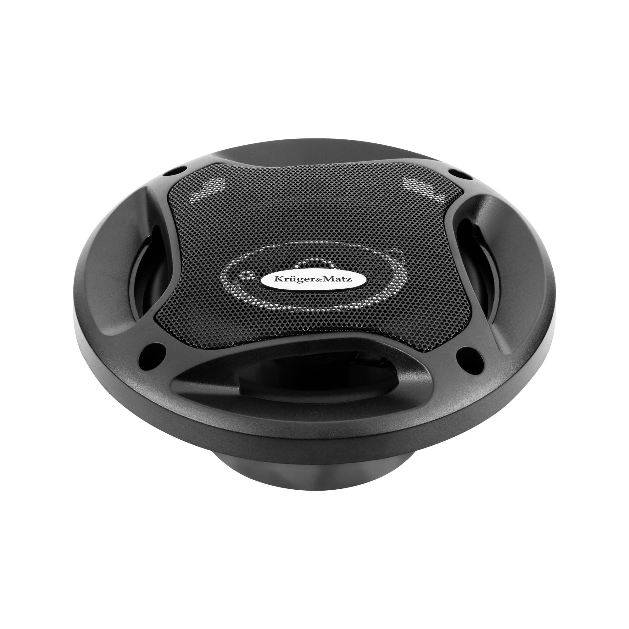 LEC-KMDB50--Nie jesteś zadowolony z jakości dźwięku fabrycznych głośników w swoim aucie? Rozbuduj  swój samochodowy sprzęt audio o 5-calowe głośniki Kruger&amp;amp;Matz KMDB50 o mocy maksymalnej 100 W. Model ten został wyposażony w trzy przetworniki ? nisko-
