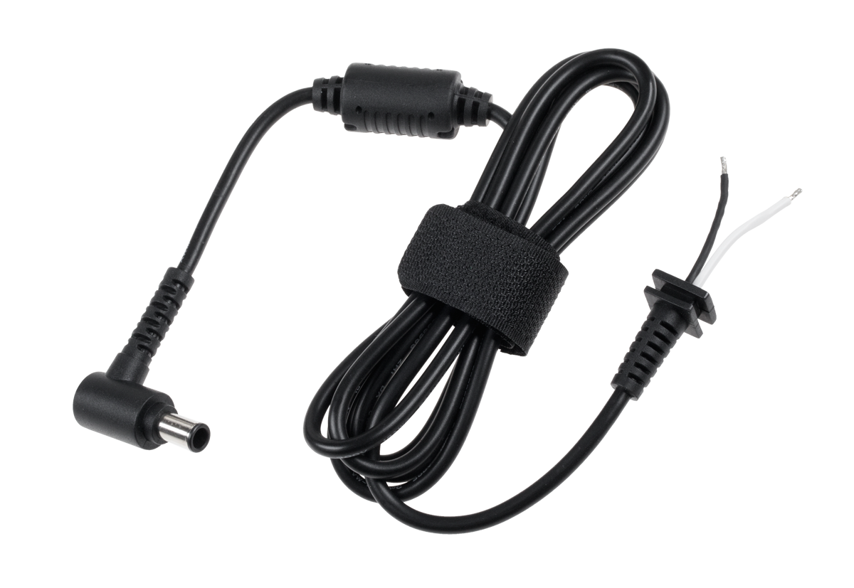 LEC-KOM0250--Wtyk serwisowy z kablem do montażu w zasilaczach do laptopów.