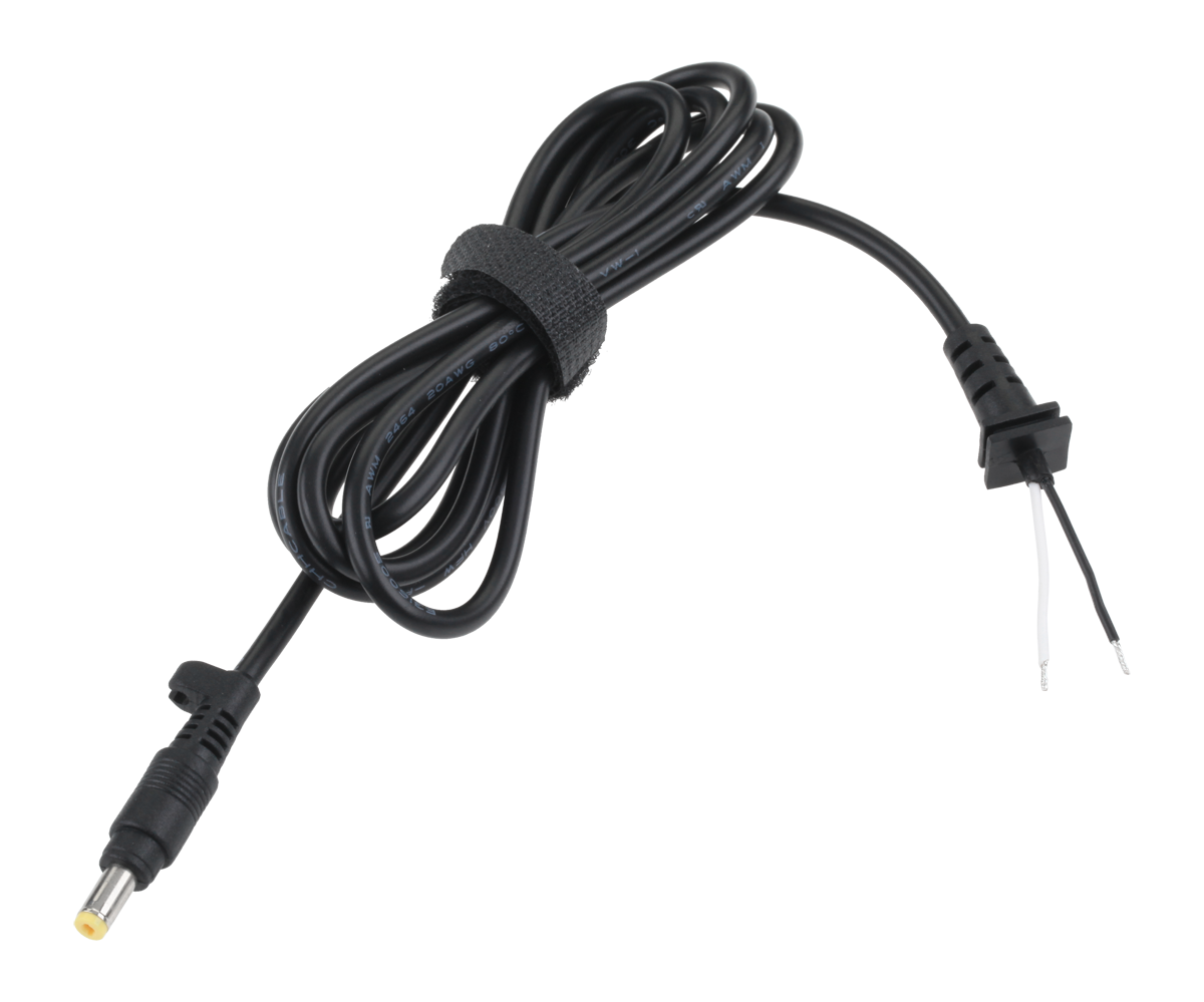 LEC-KOM0253--Wtyk serwisowy z kablem do montażu w zasilaczach do laptopów.