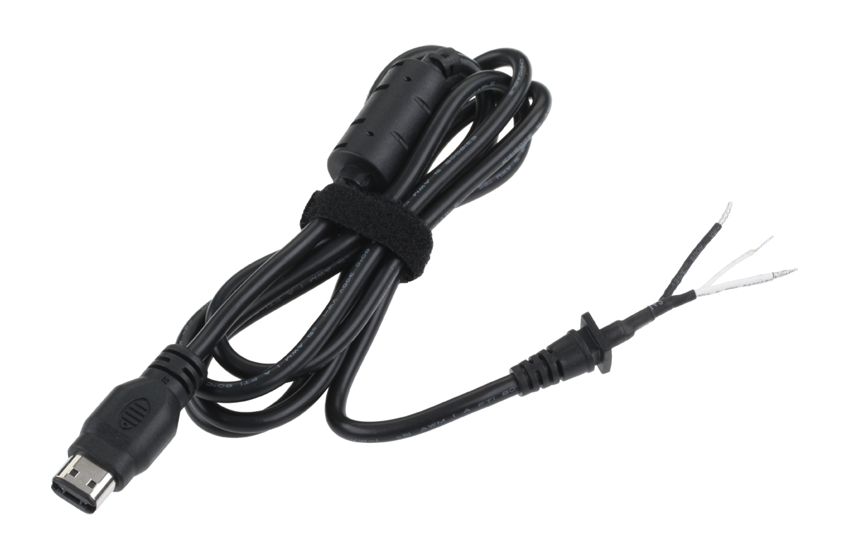 LEC-KOM0255--Wtyk serwisowy z kablem do montażu w zasilaczach do laptopów.