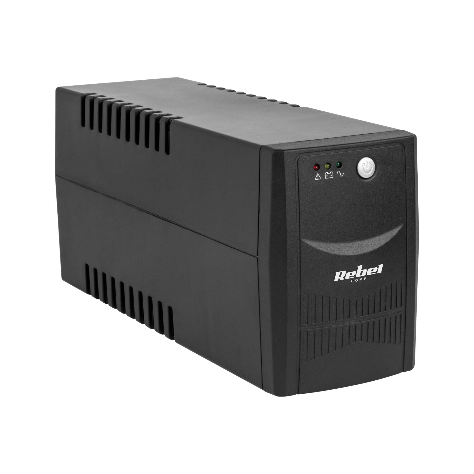 LEC-KOM0552--Zasilacz awaryjny UPS REBEL Micropower 800Zdarzyło Ci się z powodu nagłej przerwy w dostawie prądu utracić ważne dokumenty, nad którymi pracowałeś?  Nie pozwól, aby Twoja praca poszła na marne i koniecznie uzupełnij wyposażenie swojego biura o zasila