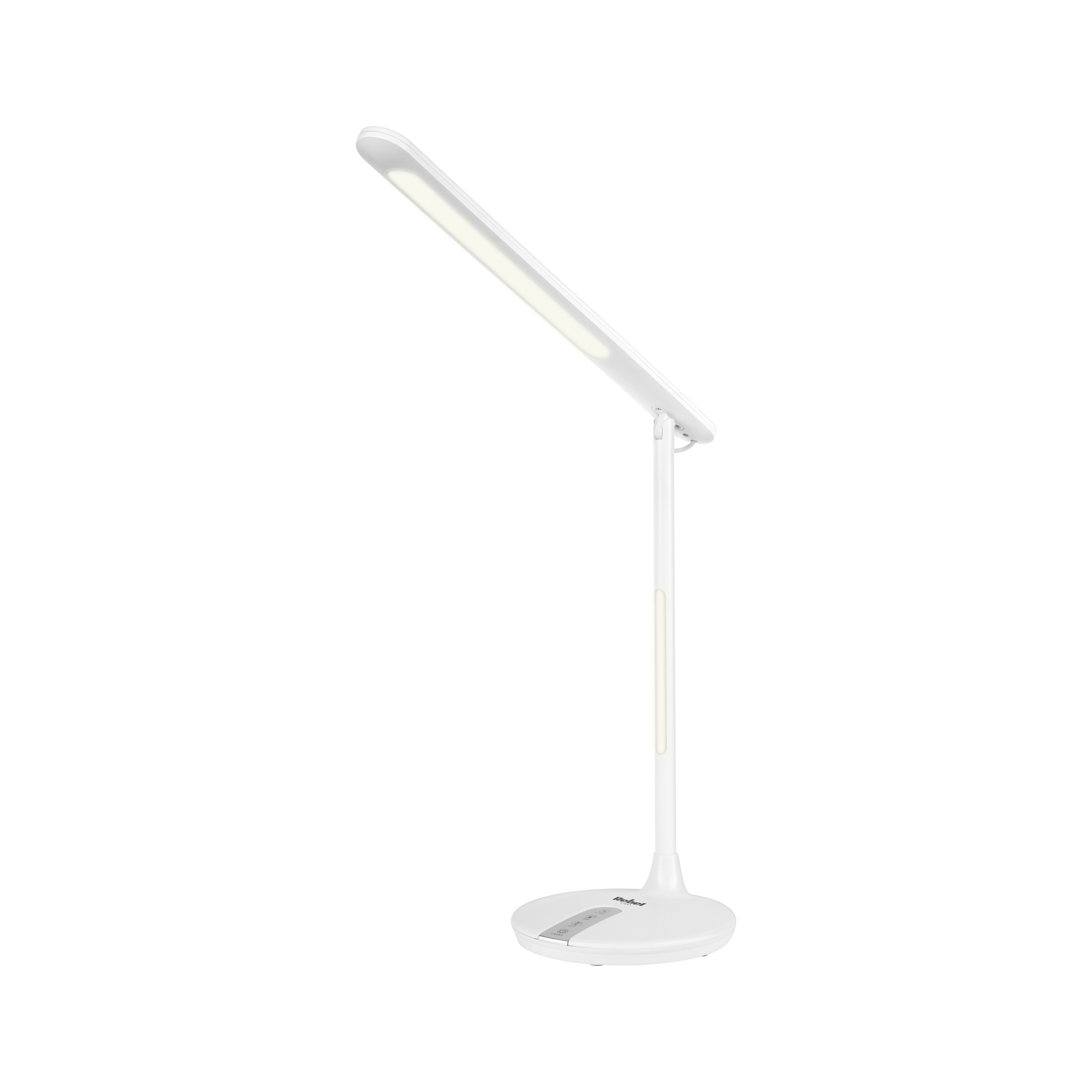 LEC-KOM1016--Lampka biurkowa LED z regulacją światłaJeśli często pracujesz w domu, dobre oświetlenie to absolutna podstawa. Lampka LED na biurko marki Rebel sprawdzi się w tej roli idealnie. Jedną z jej podstawowych zalet jest regulacja jasności światła, kt&a