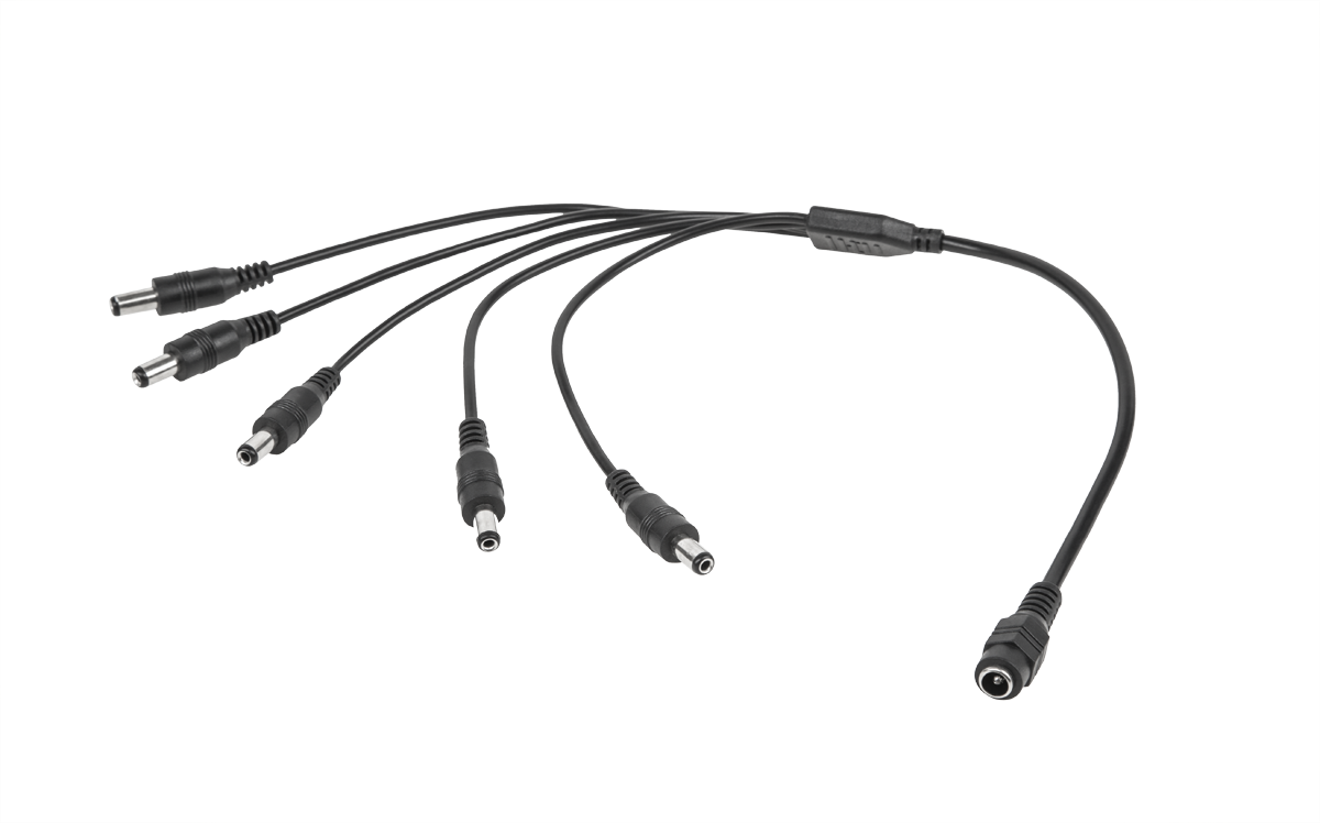 LEC-KPO2918LX--Kabel 1 x Gn.DC 2,1/5,5-5x wtyk DC 2,1/5,5 LX3322