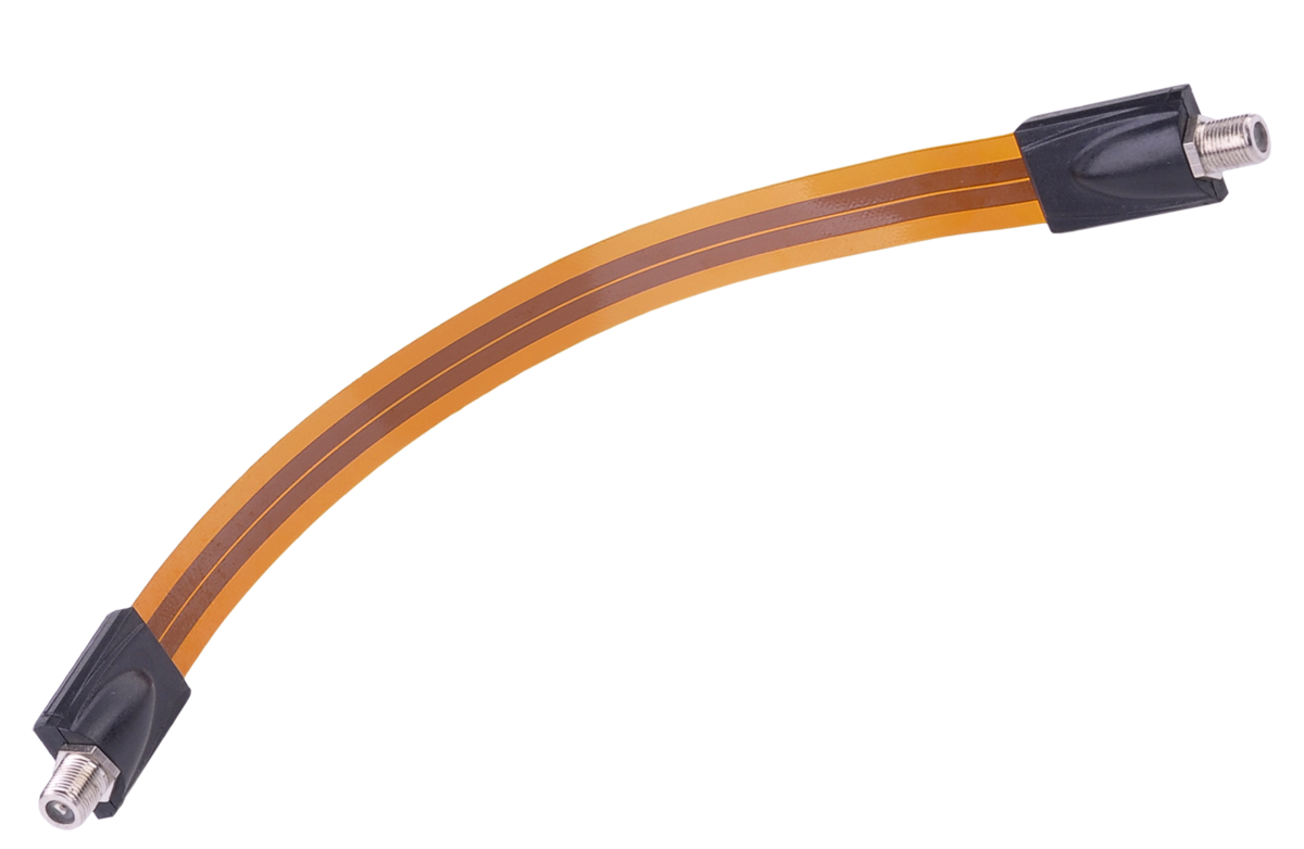 LEC-KPO3834--Kabel okiennyZłącza: gniazdo F &amp;lt;---&amp;gt; gniazdo FDługość całkowita: 27 cmDługość taśmy: 17,5 cm