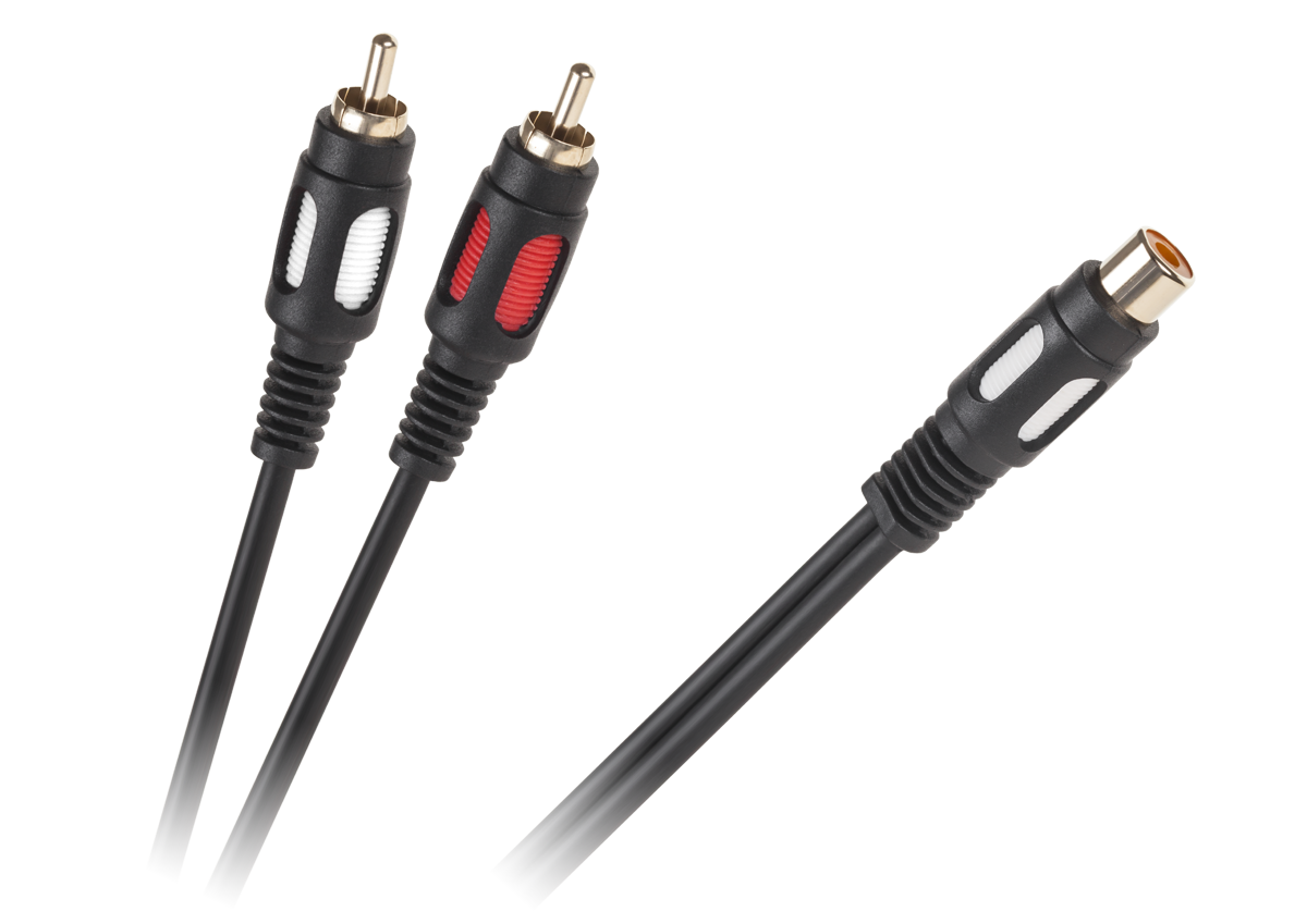 LEC-KPO3871--Kabel połaczeniowy wtyk RCA- 2x gniazdo RCA, rozgałeziacz, wtyki plastikowe, końcówki pozłacaneDługość: 25cmMin. zamówienie: 10szt.