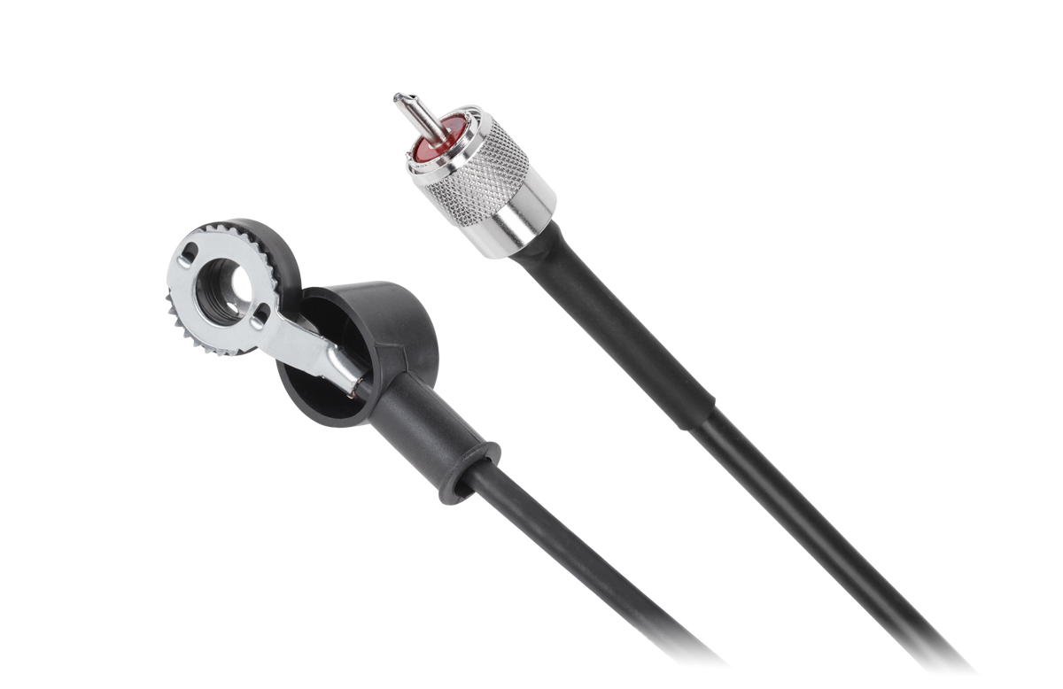 LEC-KPO3933--Kabel do anteny samochodowej CB do stopki DV i wtykiem UHF 3,6m