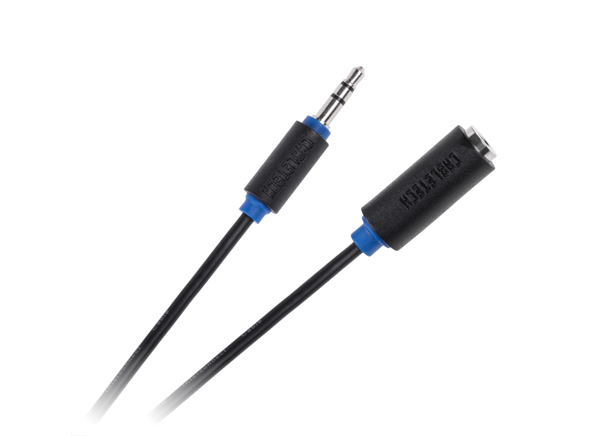 LEC-KPO3951-5--Kabel JACK 3.5 wtyk-gniazdo 5m Cabletech standard