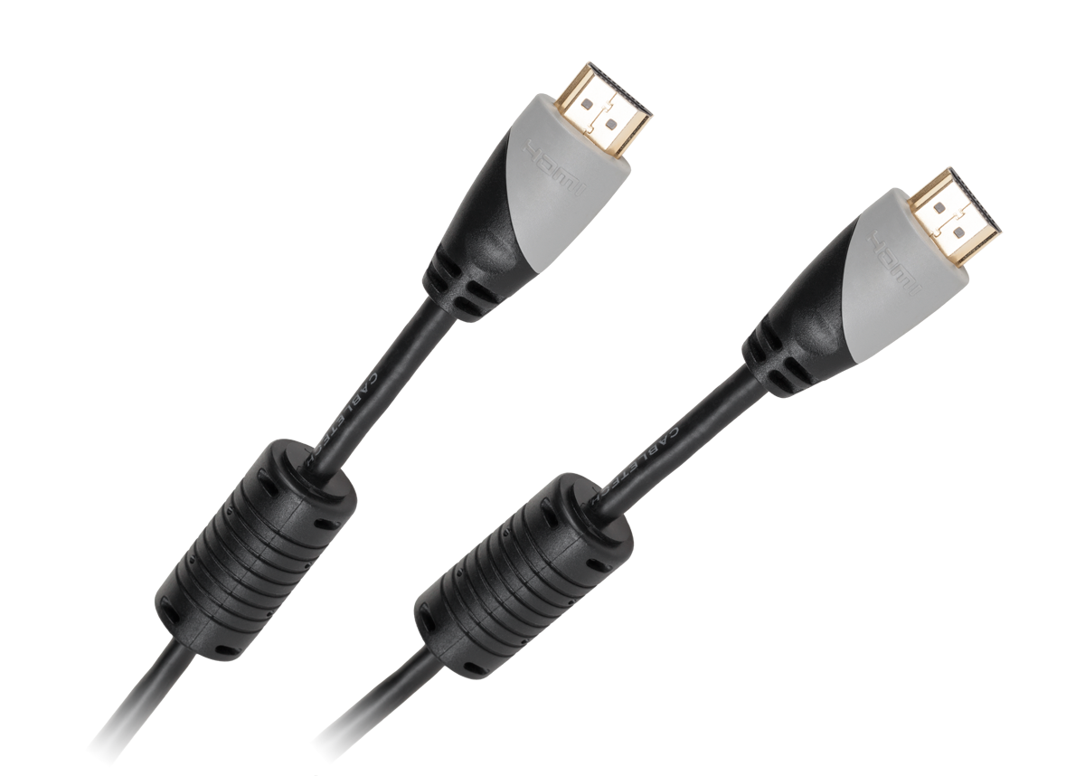 LEC-KPO3957-1.8--Kabel HDMI-HDMI 1.8m  2.0 4K  ethernet CabletechDługość: 1.8mKolor: czarny