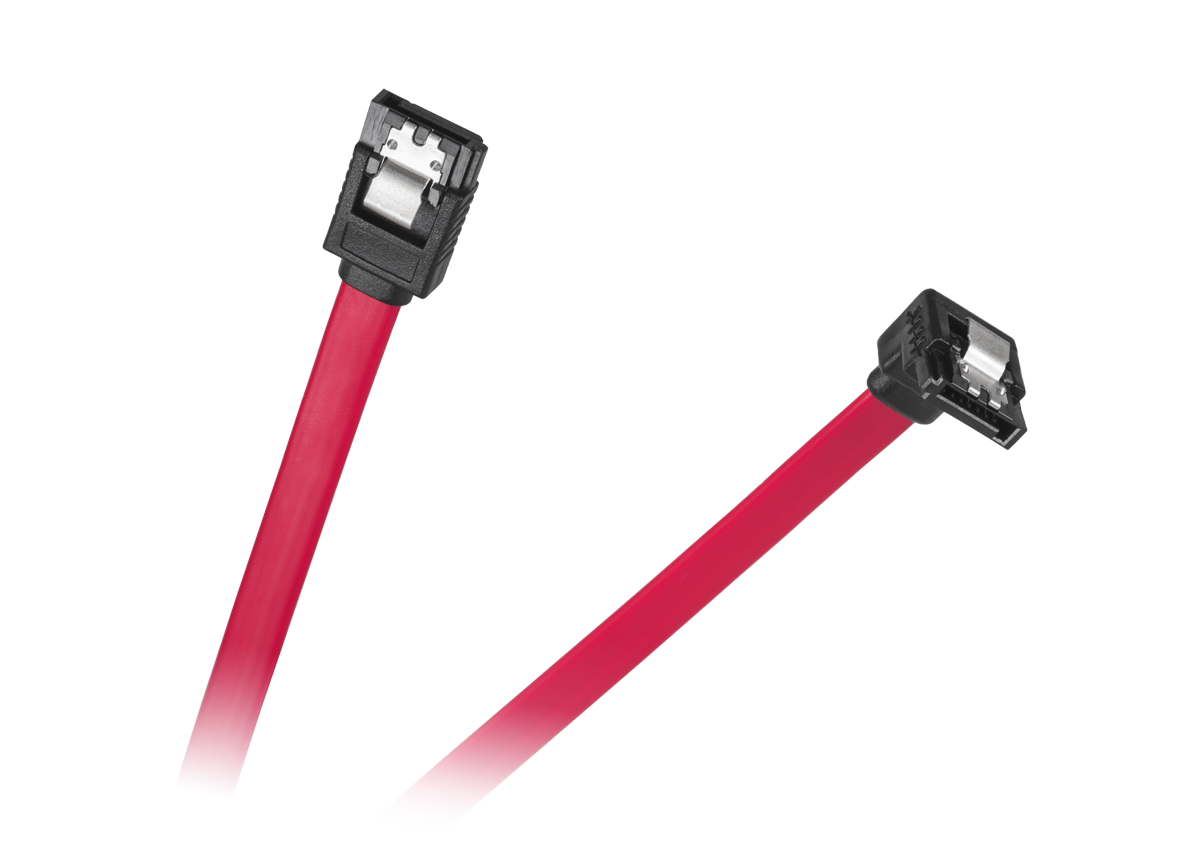 LEC-KPO3972K-0.5--Wysokiej jakości kabel SATA do podłączania wewnątrz komputera dysków twardych, nagrywarek DVD, Blu-Ray itp.Współpracuje z interfejsem SATA II (kompatybilny z SATA I). Maksymalna przepustowość to 3Gb/s.Kabel jest elastyczny i wąski, dzięki czemu ułatw