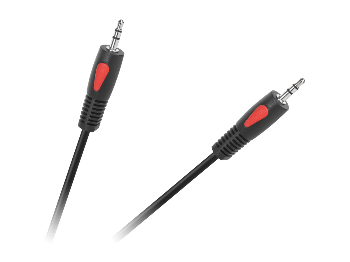 LEC-KPO4005-1.0--Wykonany z wysokiej jakości materiałów kabel marki Cabletech przeznaczony jest do urządzeń wyposażonych w gniazda jack 3,5 mm. Umożliwi on przesyłanie dźwięku pomiędzy sprzętami audio, np. smartfonem i radiem samochodowym, czy laptopem i głośnikami k