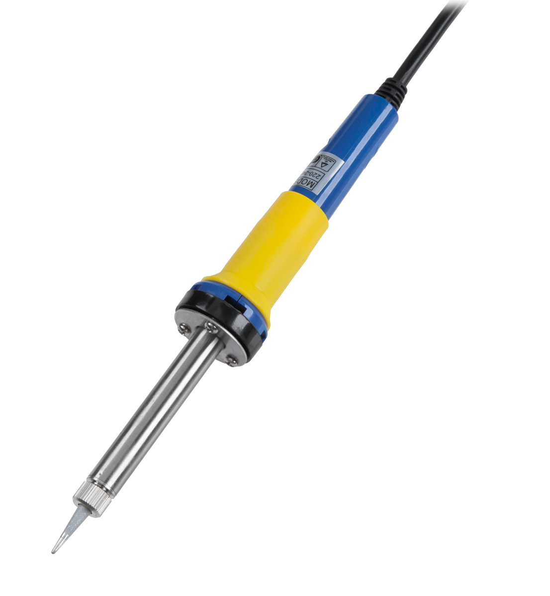 LEC-LUT0012-3--Napięcie znamionowe: 220-240 V, 50 HzPobór mocy: 60 WTyp grotu: C2-1Średnica grotu: 2 mm----------Lutownica przeznaczona jest do użytkowania wewnątrz pomieszczeń i służy do lutowania lub rozluzowywania drobnych podzespołów i części elektronicznych.