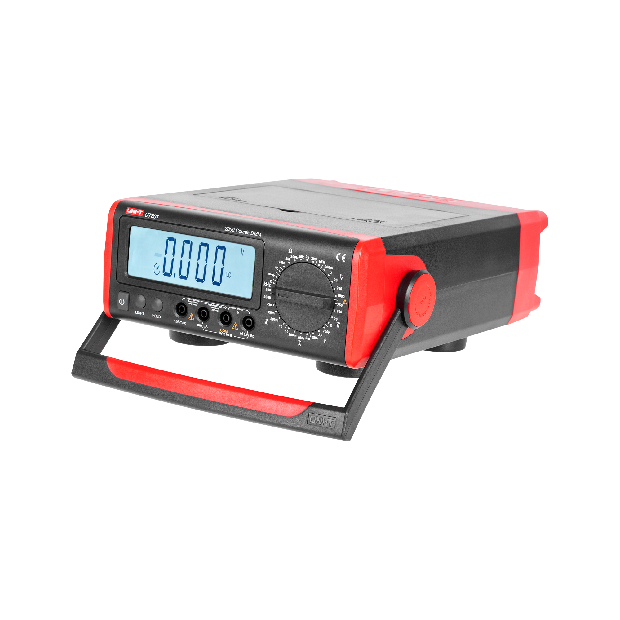 LEC-MIE0145--ZAKRESY POMIAROWENapięcie stałe DC: 200 mV/2 V/20 V/200 V/1000 V  ?(0,5%+2)Napięcie zmienne AC: 2 V/20 V/200 V/750 V  ?(0,8%+3)Natężenie prądu stałego DC: 200 ?A/2 mA/20 mA/200 mA/10 A  ?(0,8%+2)Natężenie prądu zmiennego AC: 2 mA/20 mA/200 mA/10 A  ?