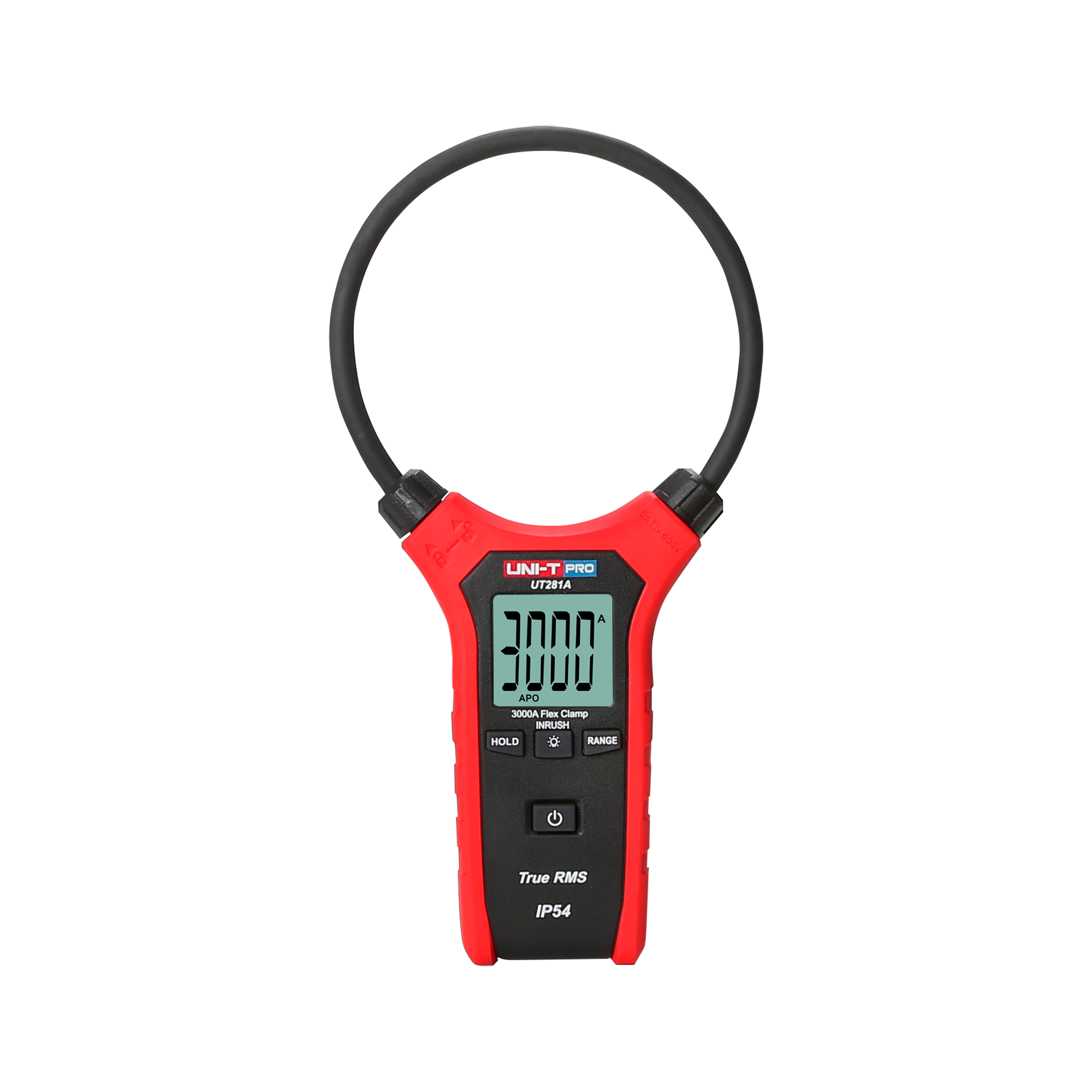 LEC-MIE0301--ZAKRESY POMIAROWENatężenie prądu zmiennego AC: 30 A / 300 A / 3000 A  ?(3%+5); (Zakres częstotliwości natężeń prądu mierzonego:  40 ~ 500 Hz)Prąd udarowy: 0,5 A ~ 3000 A DODATKOWE FUNKCJERęczna zmiana zakresów pomiarowych Pomiar True RMSZamrożenie os