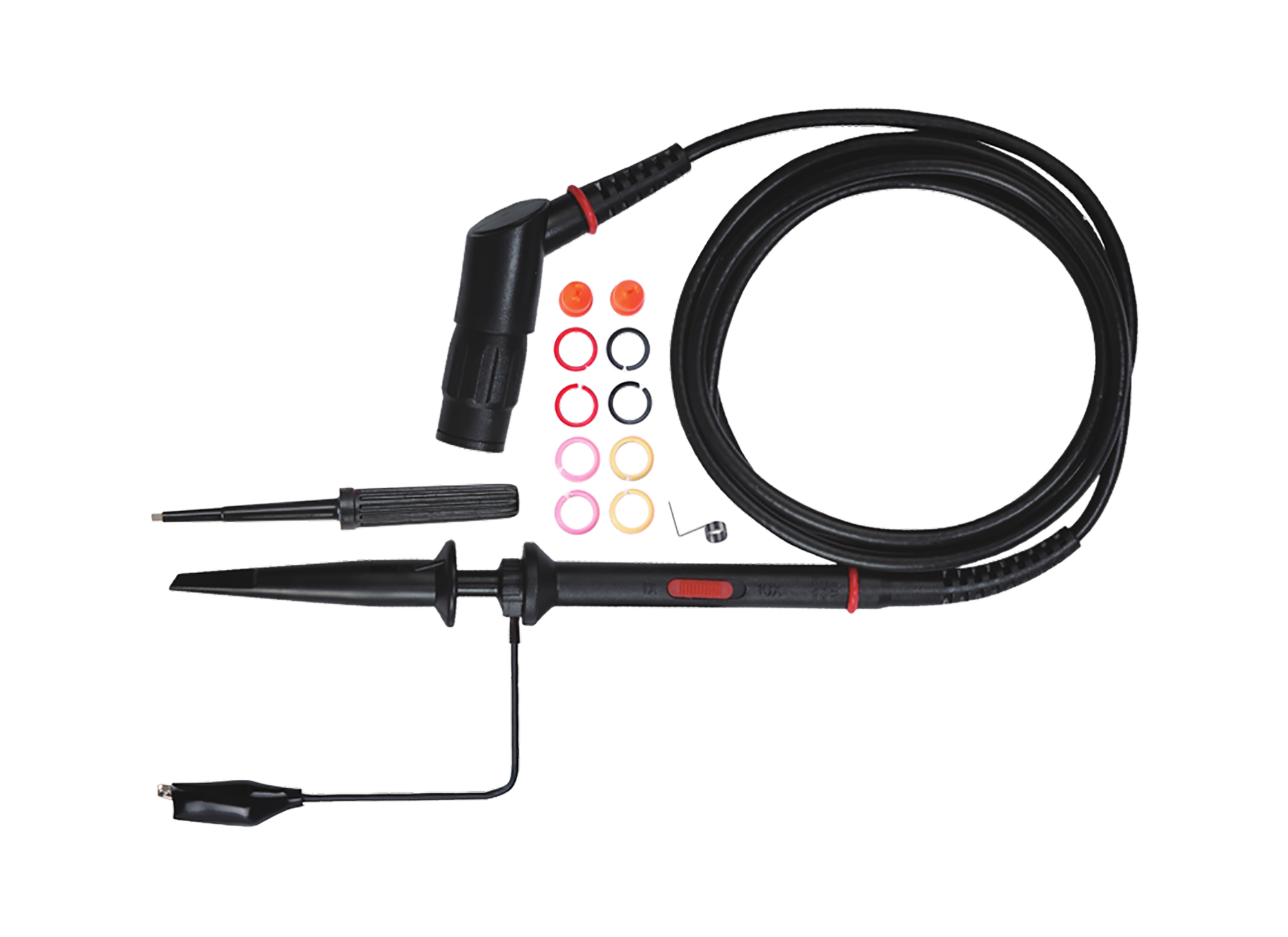 LEC-MIE0339--Szerokość pasma: 0 ~ 200 MHzWspółczynnik tłumienia: 1:1 / 1:10Impedancja wejściowa: przy tłumieniu 1:1 (1 MOhm ?2%) / przy tłumieniu 1:10 ( 10 MOhm ?2%)Napięcie pracy: 300 Vpp (przy tłumieniu 1:1) / 600 Vpp (przy tłumieniu 1:10)Wtyk: BNC kątowyPrzezn