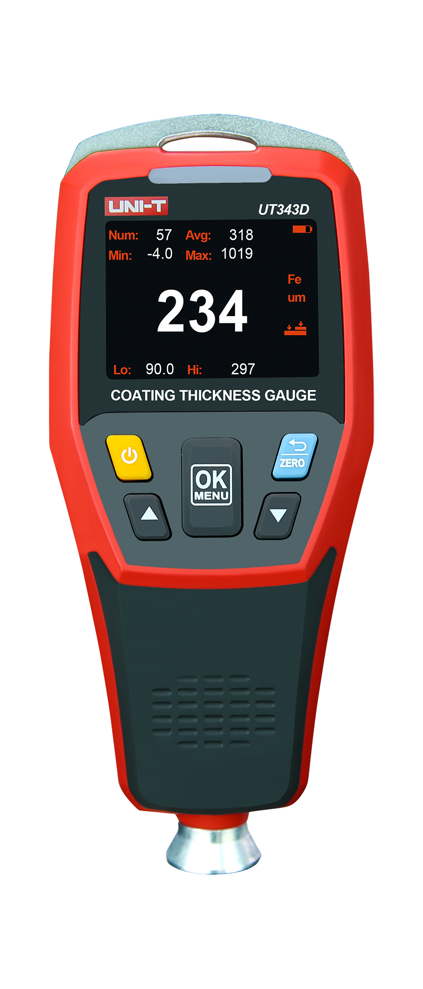 LEC-MIE0375-------------GŁÓWNE PARAMETRY-----------Zakres pomiarowy: 0~1250 umDokładność: ?(3%H+1)umRozdzielczość: 0.1um (0~99.9 um); 1 um (100~1250 um)Metoda pomiaru: pojedyncza/ciągłaTryb pomiaru: maksymalny/minimalny/średniTypy metali: żelazne/nieżelazne------