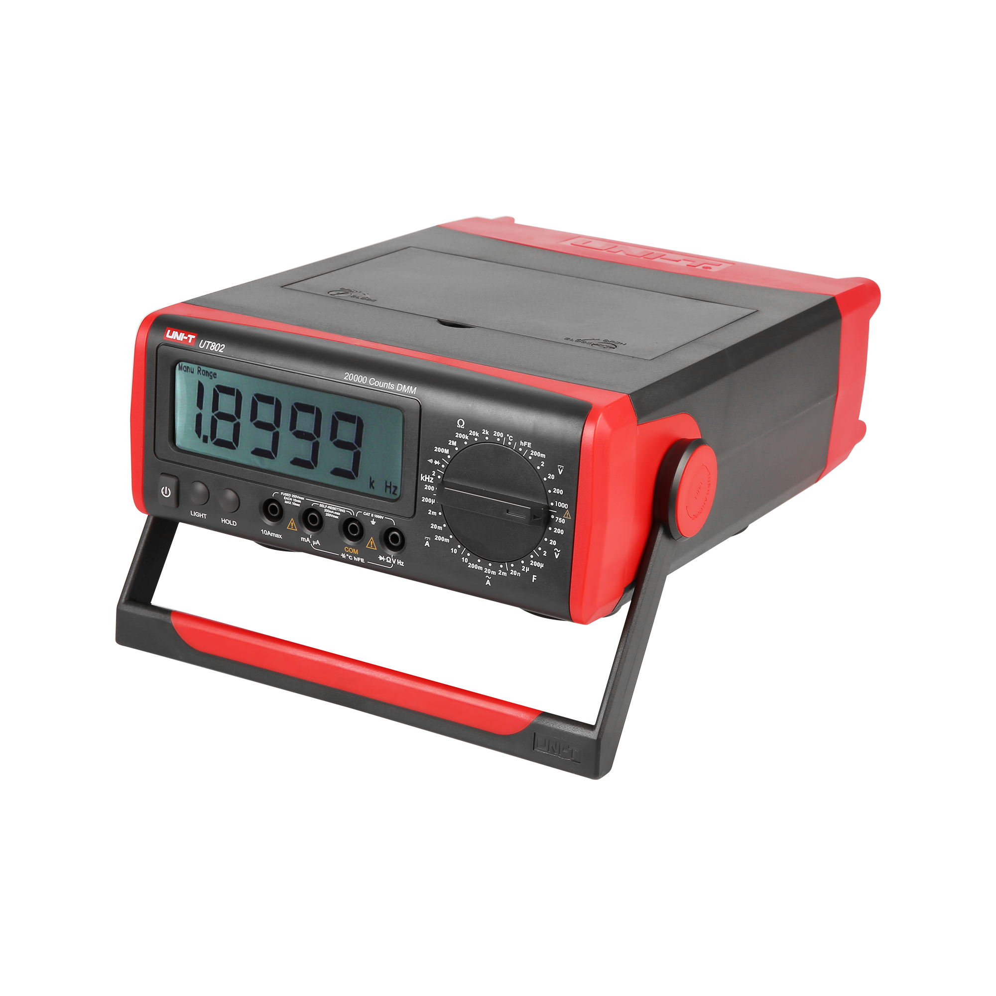 LEC-MIE0462-------------ZAKRESY POMIAROWE-----------Napięcie stałe DC: 200 mV / 2 V / 20 V / 200 V / 1000 V ?(0,1%+3)Napięcie zmienne AC: 2 V / 20 V / 200 V / 1000 V ?(0,5%+20)Natężenie prądu stałego DC: 200 ?A / 2 mA / 20 mA / 200 mA / 10A ?(0,5%+20)Natężenie pr