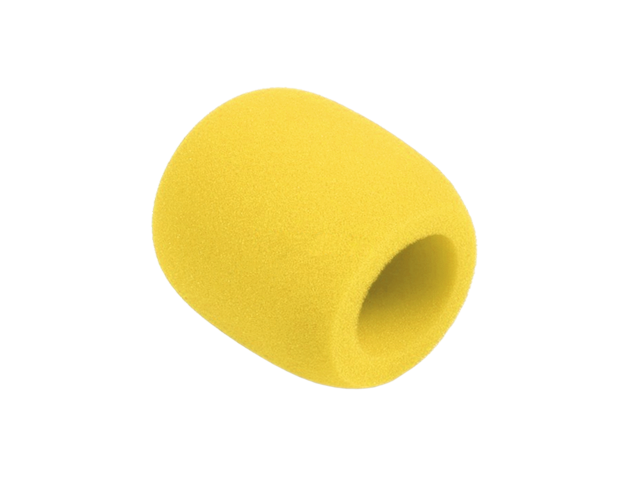 LEC-MIK1574E--Gąbka mikrofonowa żółta