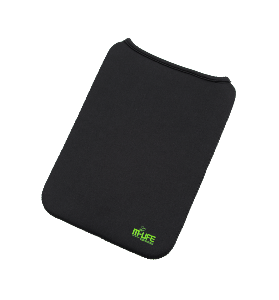 LEC-ML0425--Pokrowiec neoprenowy marki M-LIFE dedykowany do tabletów i innych urządzeń mobilnych.Pokrowiec dwustronny - dwie opcje kolorystyczne.Kolor - czarny i zielony.rozmiar iPad 3.Wymiary 21,5cm x 16cmpokrowiec elastycznyRozmiar iPad