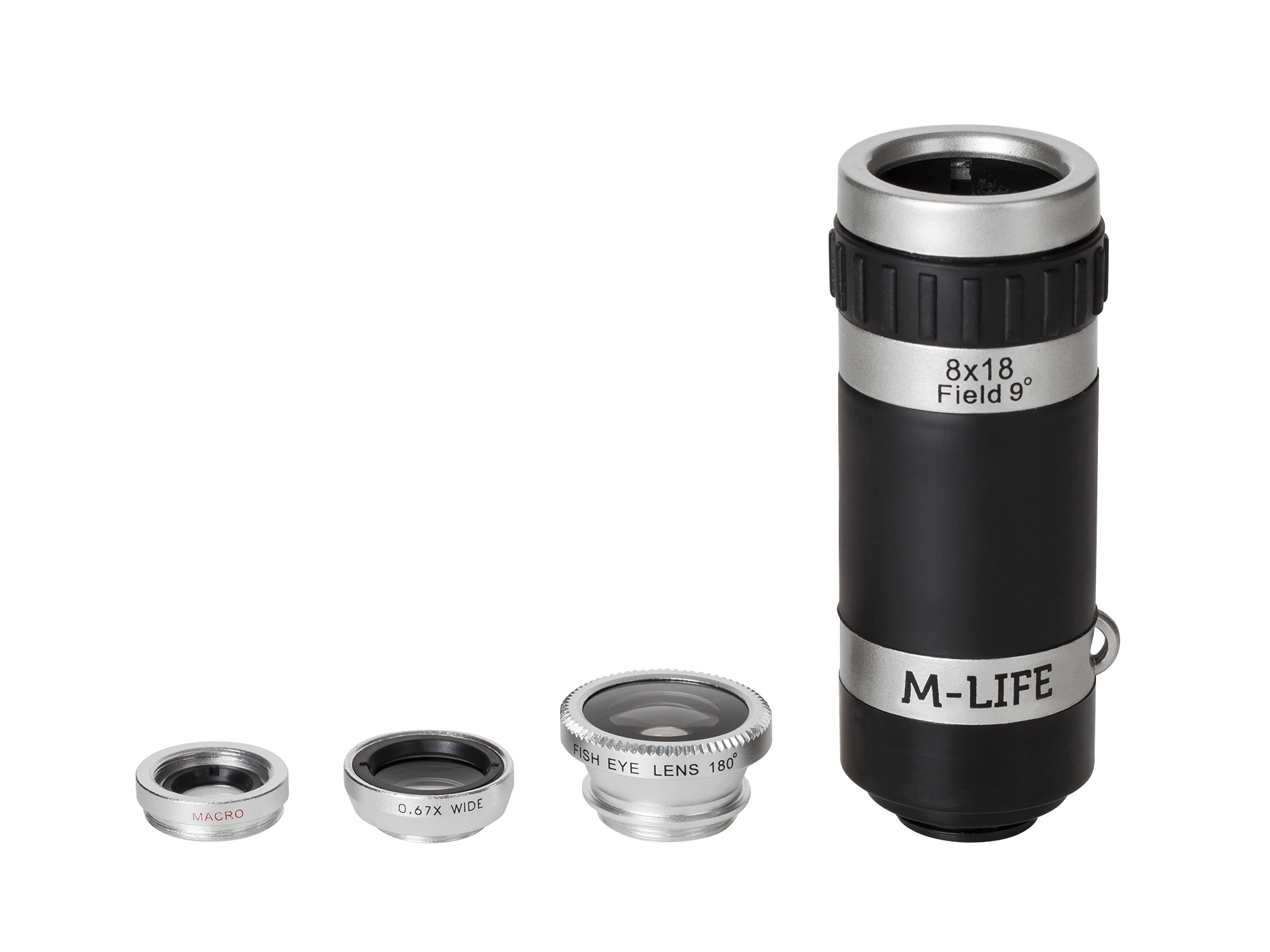 LEC-ML0694--Lubisz robić zdjęcia swoim smartfonem lub tabletem, ale podstawowe funkcje, oferowane przez systemowe aplikacje, przestały Ci wystarczać? Rozwiązaniem Twojego problemu będzie uniwersalny zestaw obiektywów 4w1, dzięki któremu w kilka sekund poszerzysz