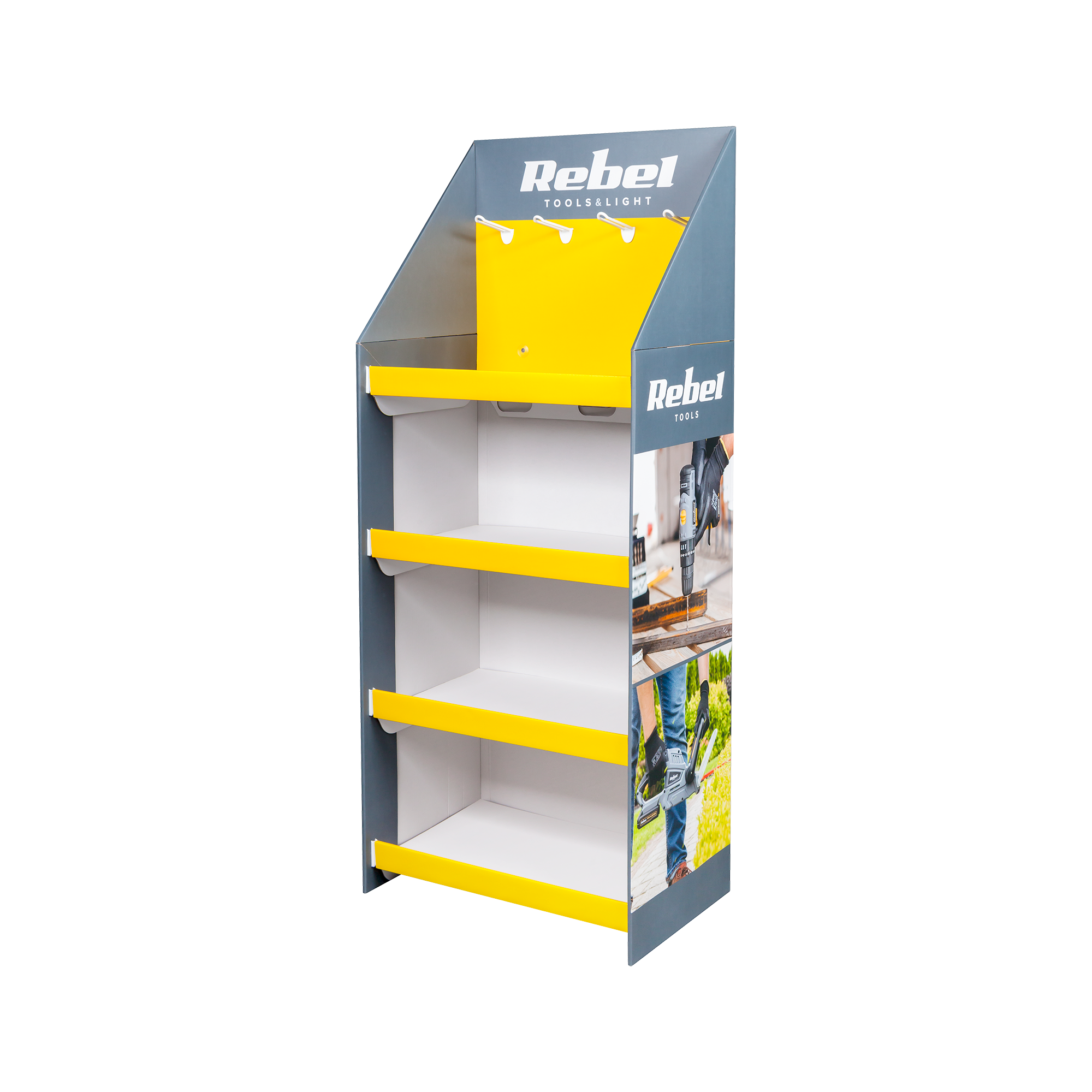 LEC-MR-RB-400--Wymiary (po rozłożeniu): 146,5 x 39,5 x 60 cmWymiary (złożony w opakowaniu): 111,5 x 70 x 7 cmWewnętrzne wymiary p&amp;oacute;łek: 58 x 36 x 29 cmMateriał wykonania: tektura falistaWykończenie: folia matIlość p&amp;oacute;łek: 4Maks. obciążen