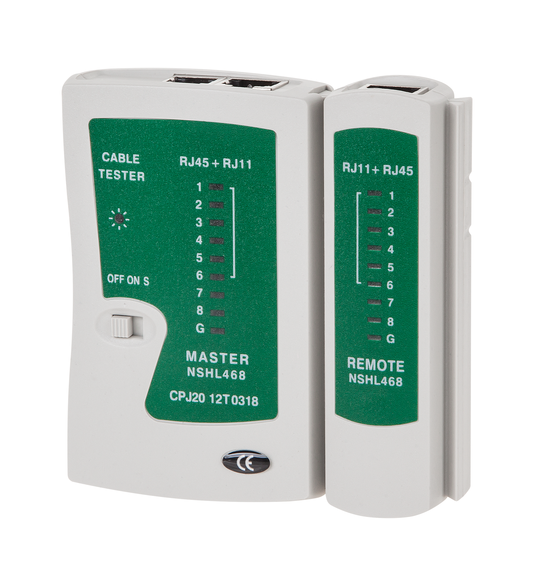 LEC-NAR0164--Tester przeznaczony do testowania okablowania sieciowego RJ45 typu: UTP, FTP, STP oraz kabli telefonicznych typu: RJ11 oraz RJ12.Dane techniczne:    8 diód LED do testowania każdej poszczególnej żyły skrętki RJ (kabel jest poprawnie zarobiony w chwil