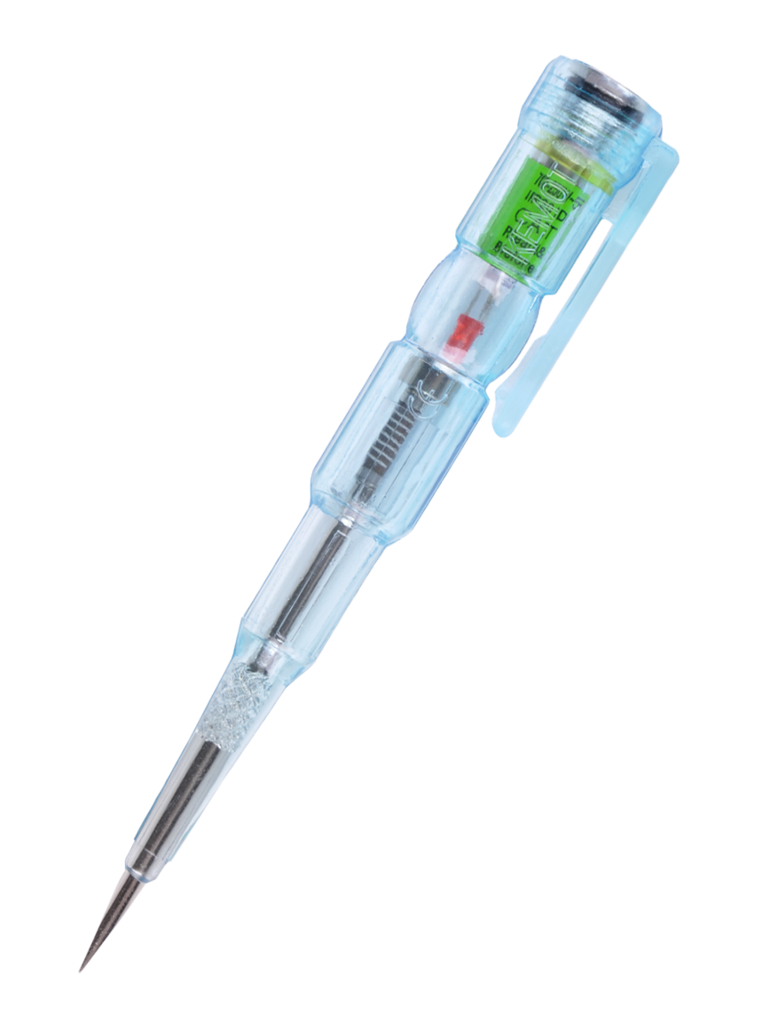 LEC-NAR0238--Test napięcia: dotykowy: AC 70 ? 250 V; bezdotykowy: AC 70 ? 600 VTest polaryzacji: DC 3 ? 36 VTest ciągłości: 0 ? 50 MOhmTemperatura pracy: -10°C ~ 50°CZakres częstotliwości pracy: 50 ? 500 HzZasilanie: 2x 1,5 V bateria AG3 lub LR41
