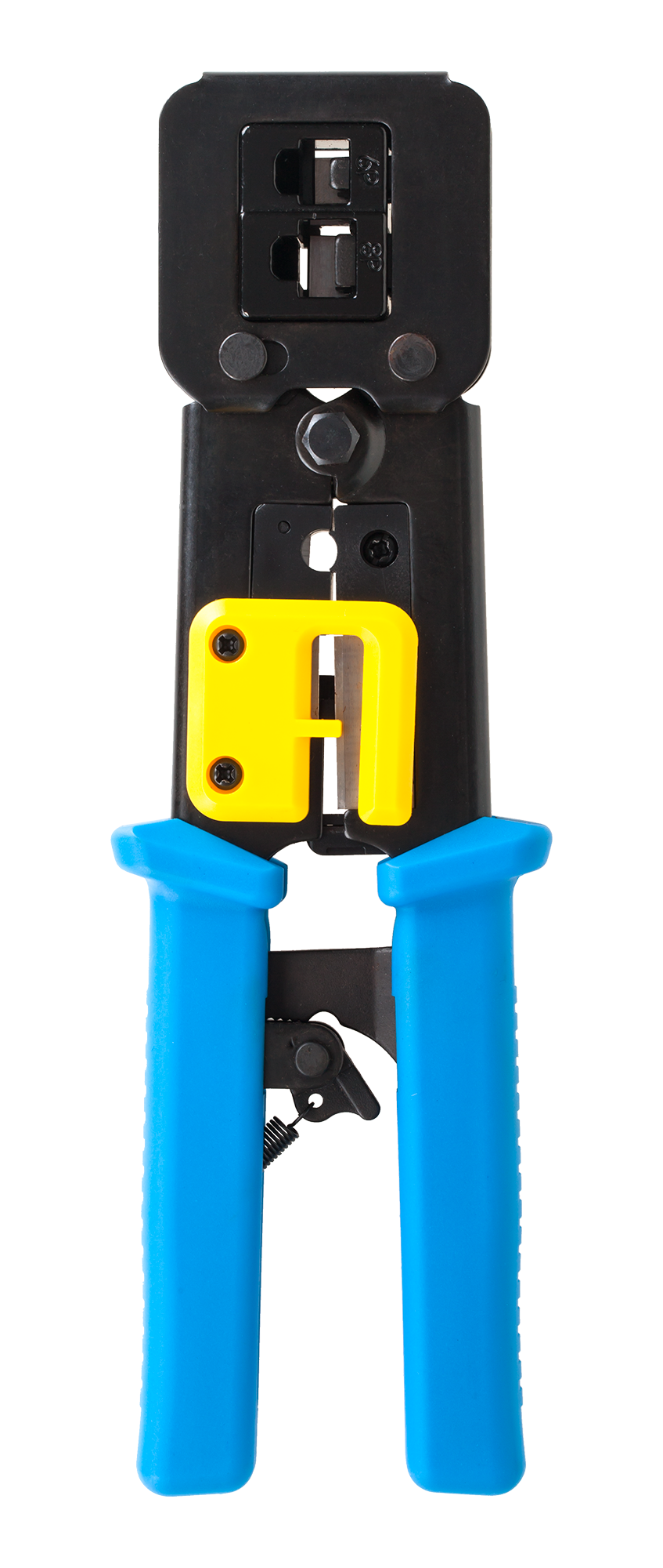 LEC-NAR0855--Zaciskarka do wtyków modularnych standardowych oraz typu Pass Throughtypu:RJ45 (8P8C)RJ12 (6P6C)RJ11 (6P4C)System Pass Through umożliwia przeciągnięcie całego przewodu przez wtyk (wtyk musi być również Pass Through).Przewaga nad tradycyjnym zaciskani