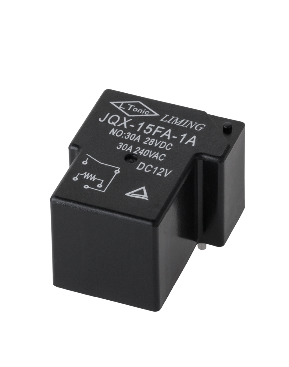LEC-PRE0011--Przekaźnik JQX-105F-1HSNapięcie cewki: 12VObciążalność: 30A/240V 15A/250V
