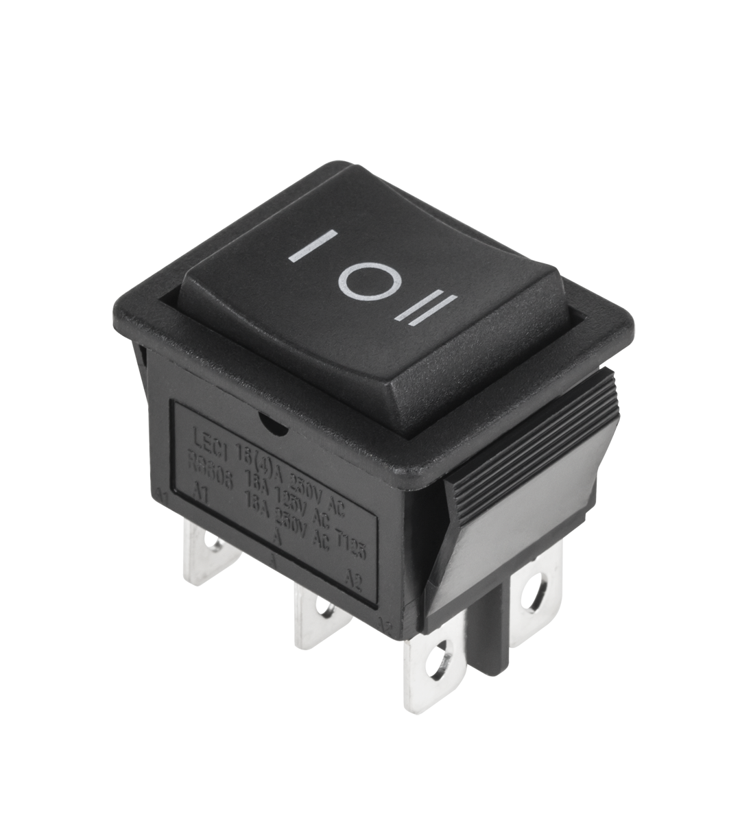 LEC-PRK0115--przełącznik bistabilny, czyli po przełączeniu w pozycję 1 lub 2 zostaje, nie wraca