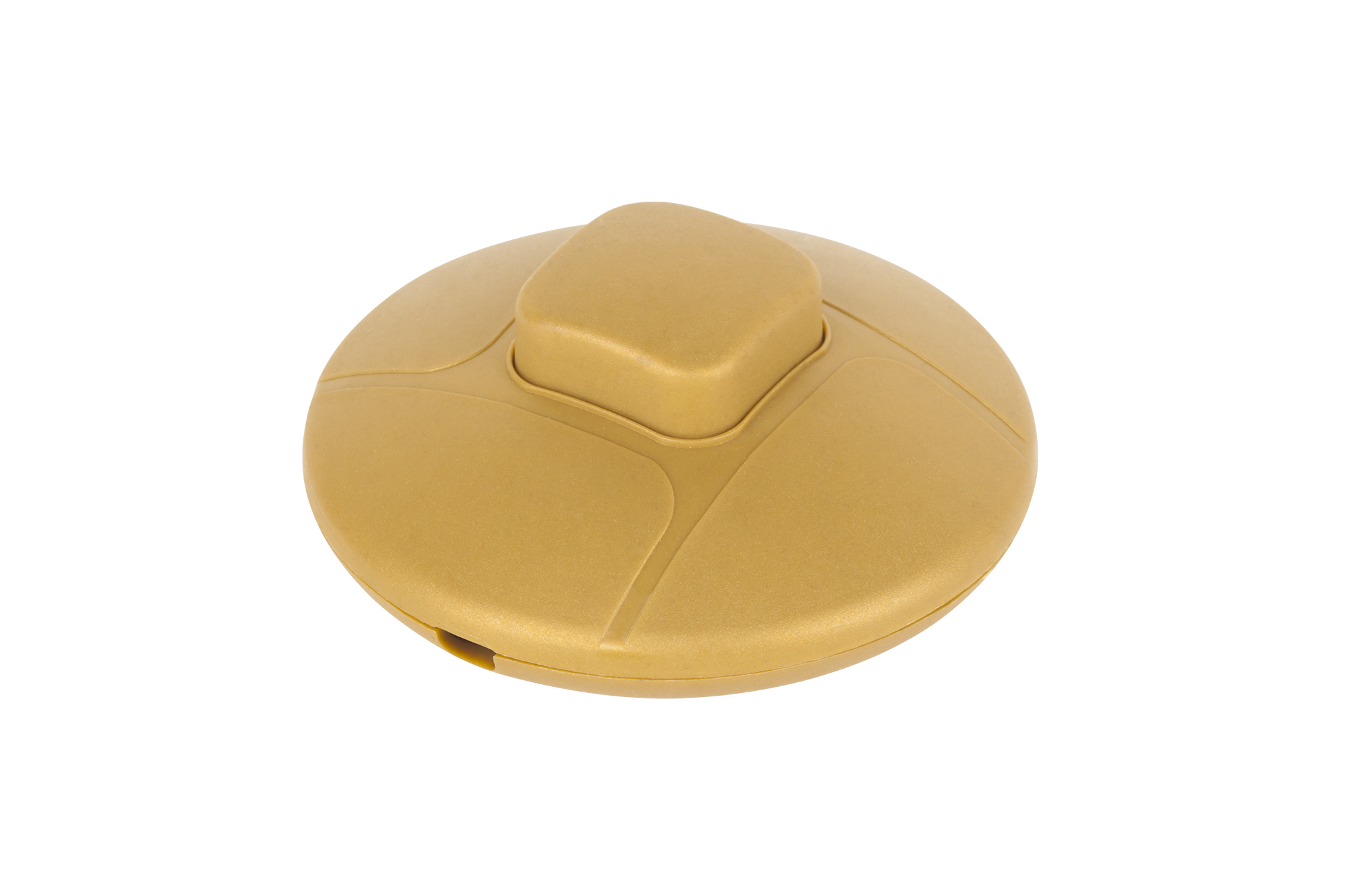 LEC-PRK0125--Złącze przełącznik przelotowy nożny złoty 2A/250V