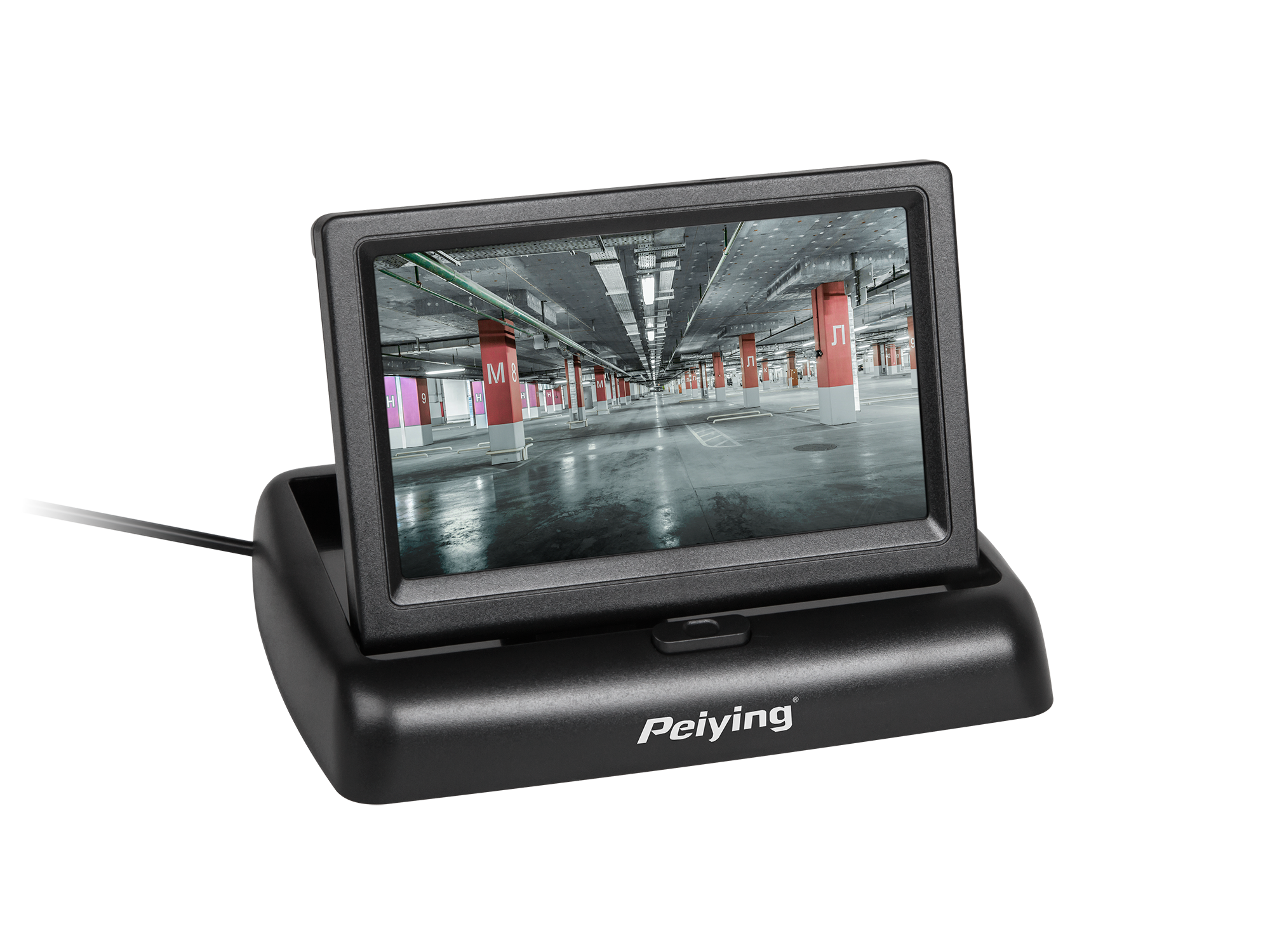 LEC-PY0107--Kolorowy monitor samochodowy Peiying, o przekątnej 4,3?? i proporcjach 16:9, sprawdzi się w autach osób, które cenią wygodę i funkcjonalność. Urządzenie jest dwukanałowe, dzięki czemu oprócz kamery cofania możesz również podłączyć np. radio. Monitor 